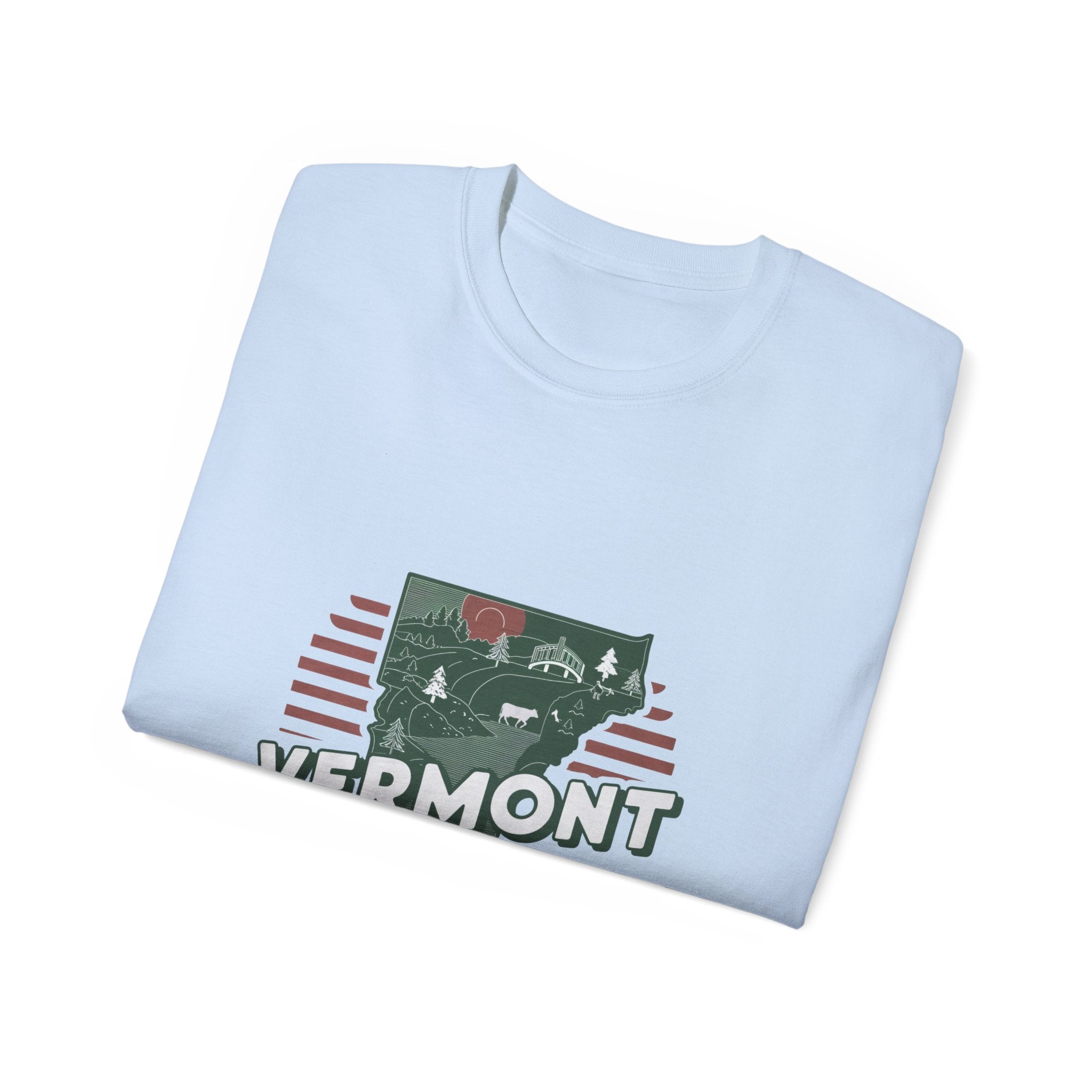 États américains emblématiques rétro : T-shirt Vermont