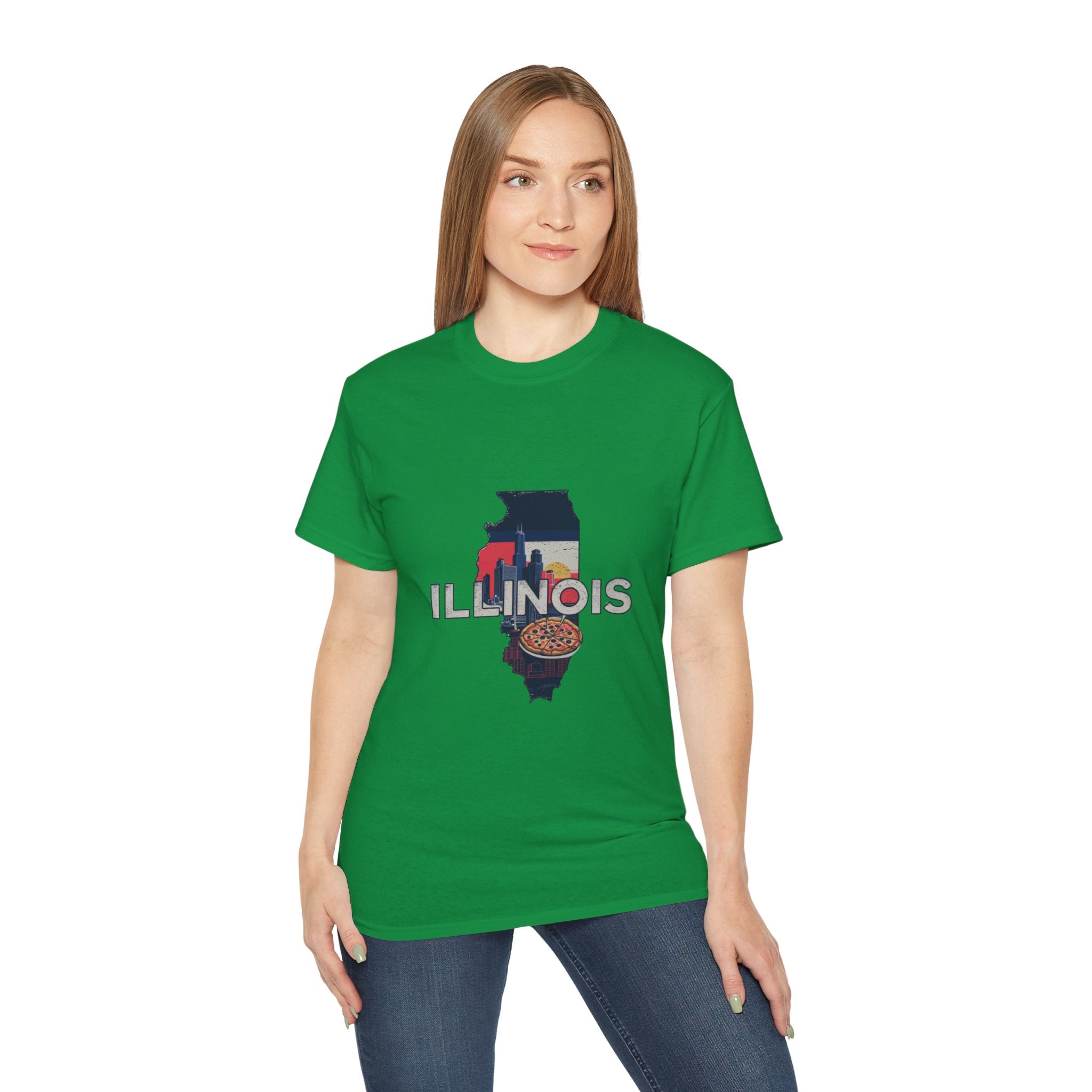 Retro  Iconic U.S. States : Illinois t-shirt