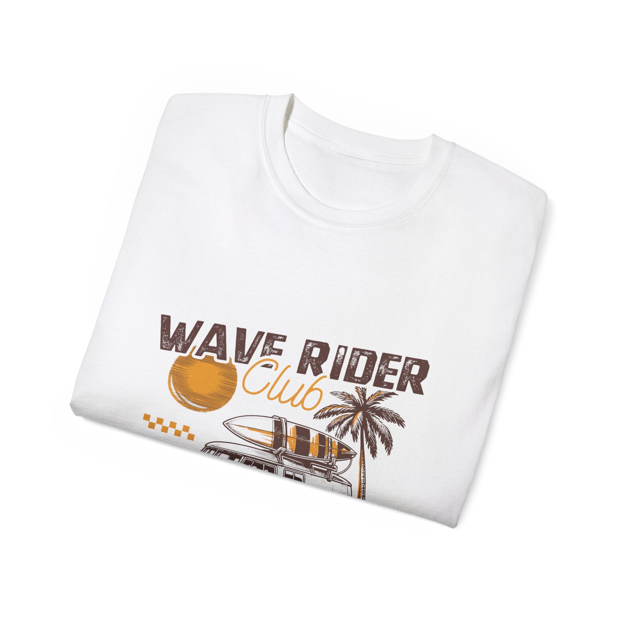 Spiaggia estiva vintage: maglietta Wave Rider