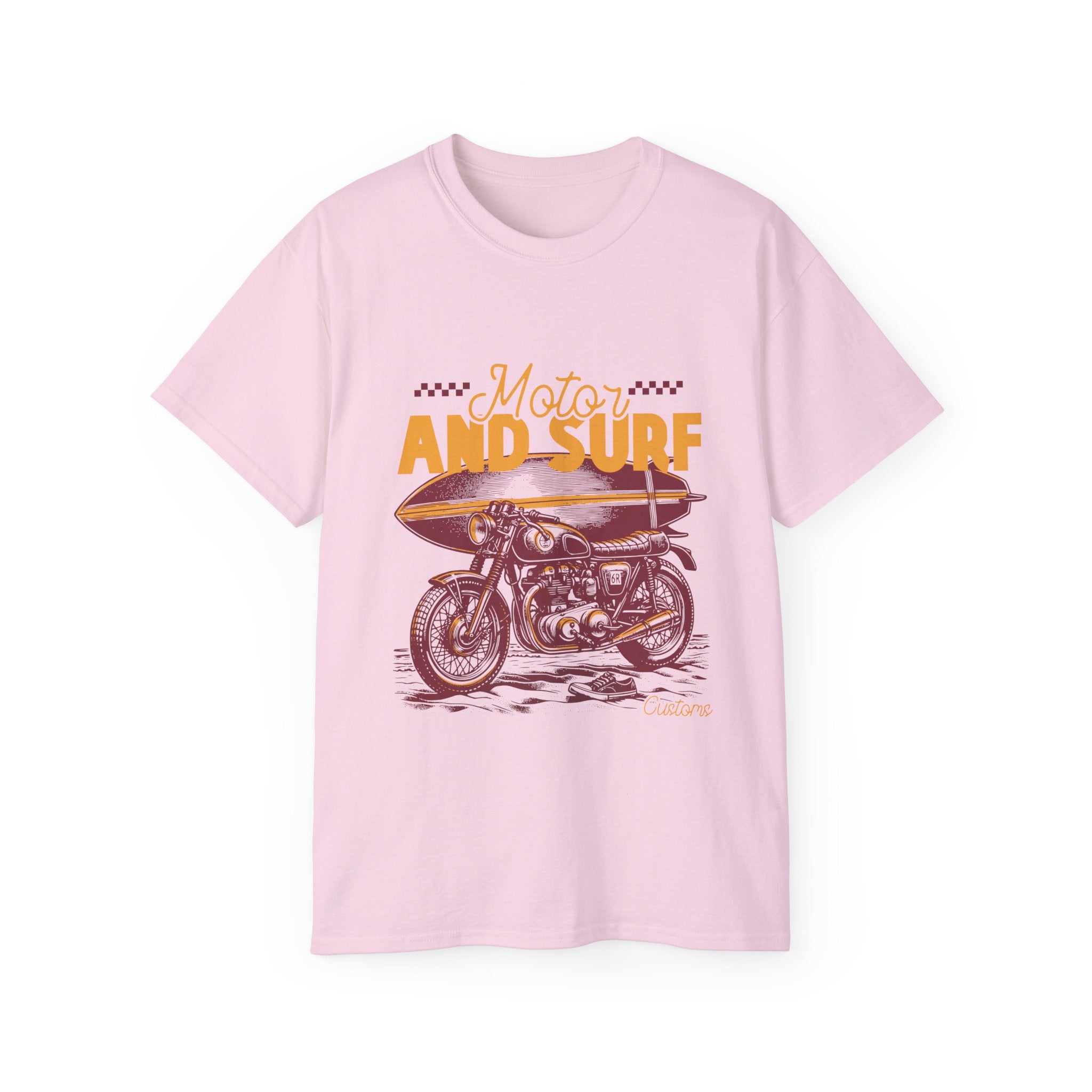 Vintage Summer Beach : T-shirt Moteur &amp; Surf