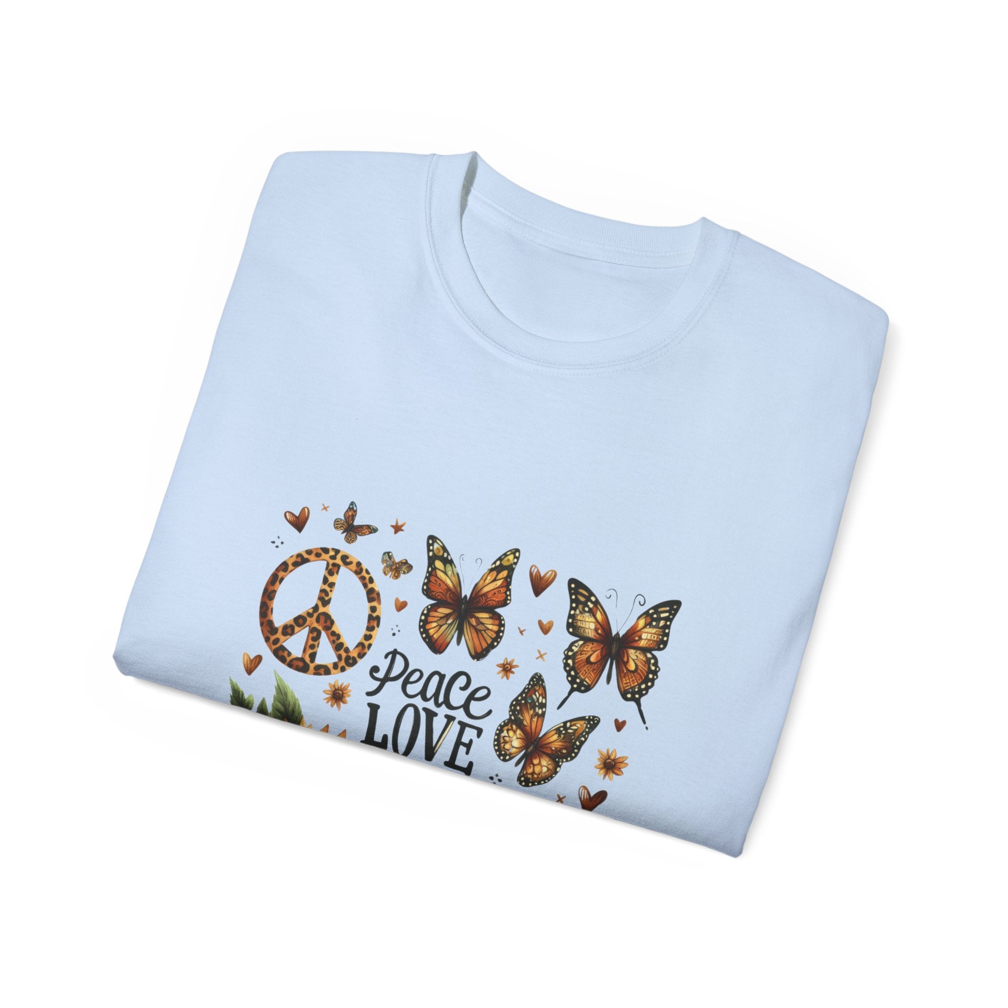 T-shirt Tournesol, T-shirt Papillons Paix