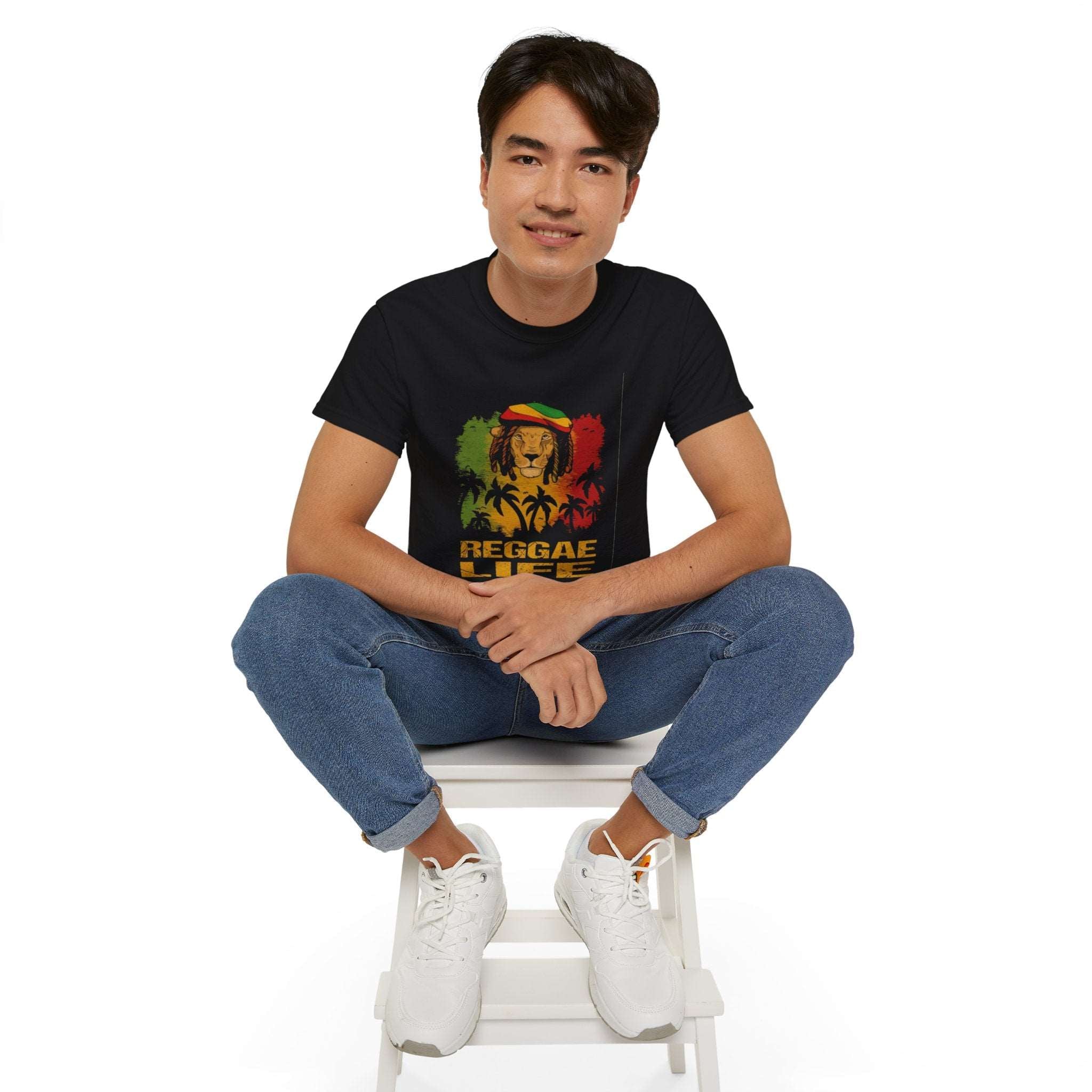 Bold Print Reggae T-Shirt: Make a Statement