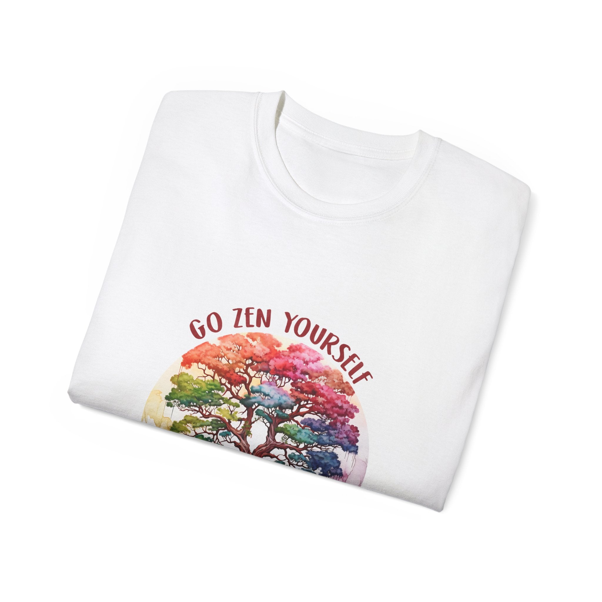 T-shirt da yoga, t-shirt da meditazione, t-shirt Go Zen Yourself