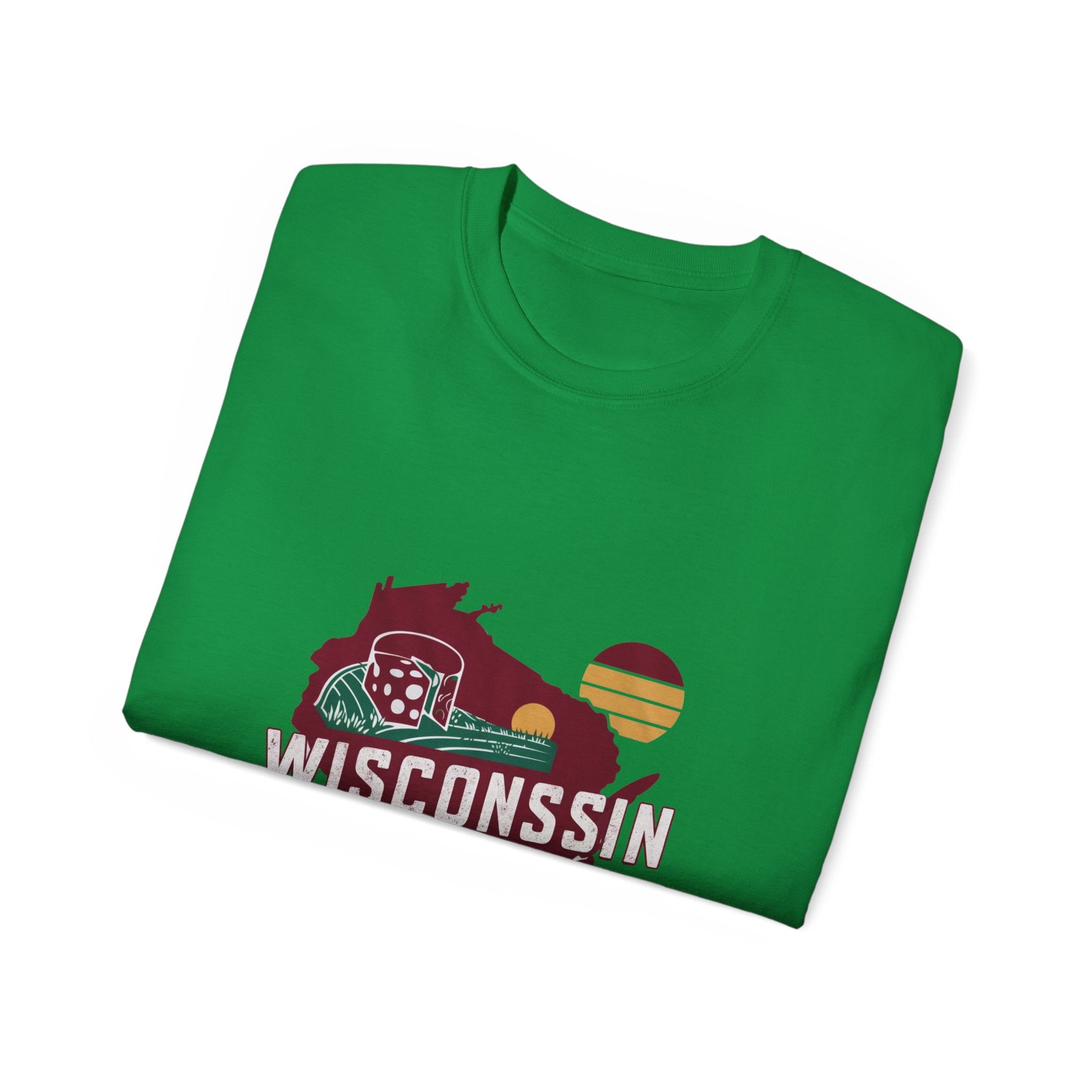 Retro  Iconic U.S. States : Wisconssin t-shirt