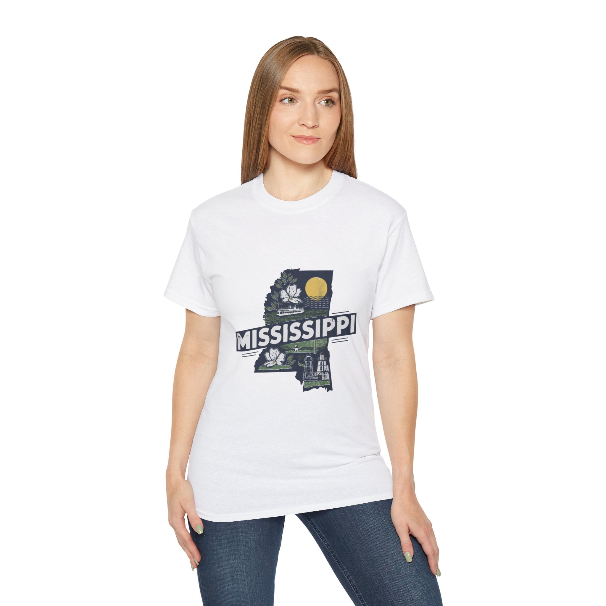 Retro  Iconic U.S. States :  Mississippi t-shirt