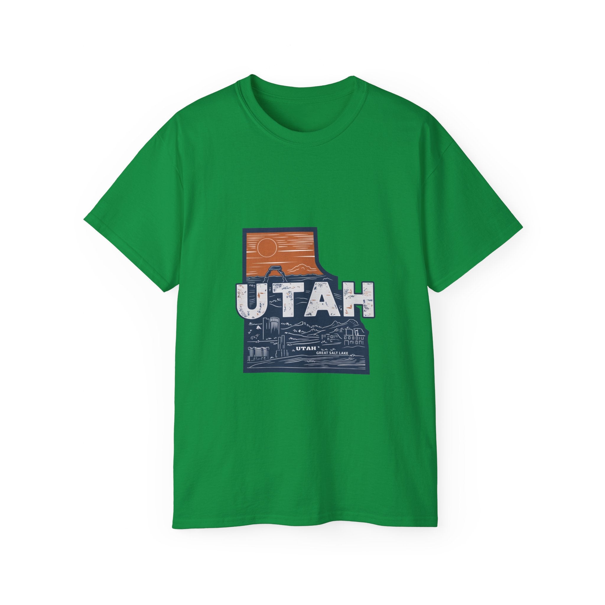 États américains emblématiques rétro : t-shirt Utah