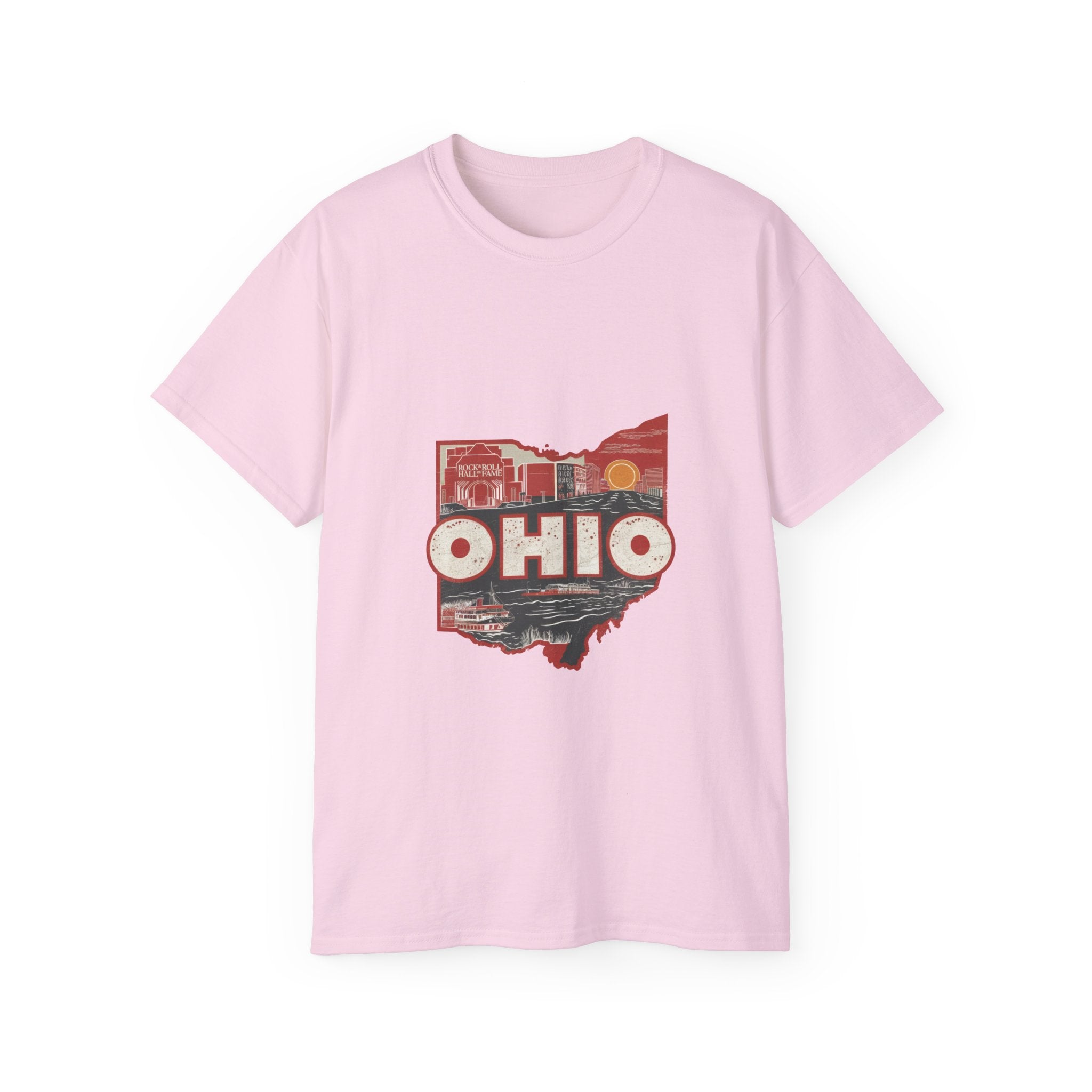 États américains emblématiques rétro : t-shirt Ohio