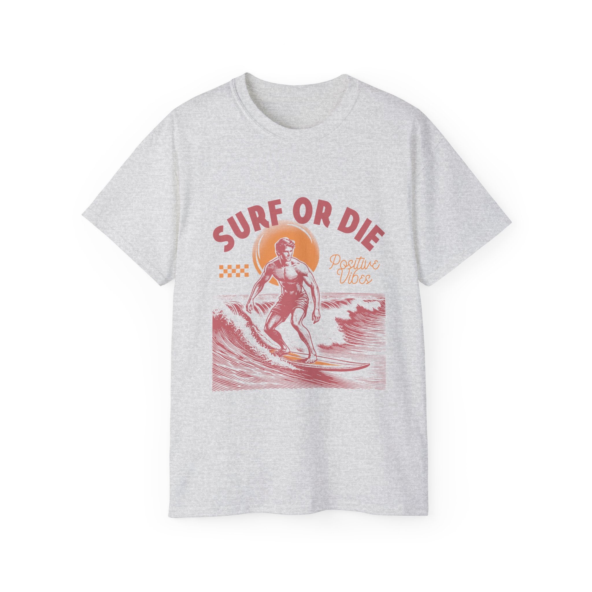 Vintage Summer Beach : Surf or Die t-shirt