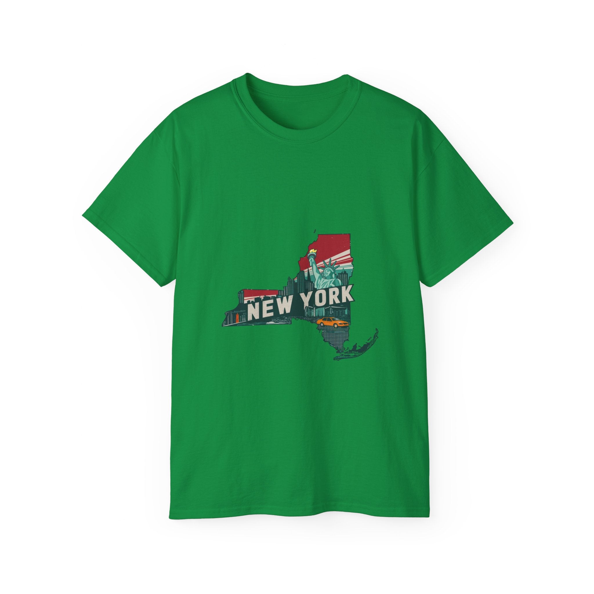 États américains emblématiques rétro : t-shirt New York