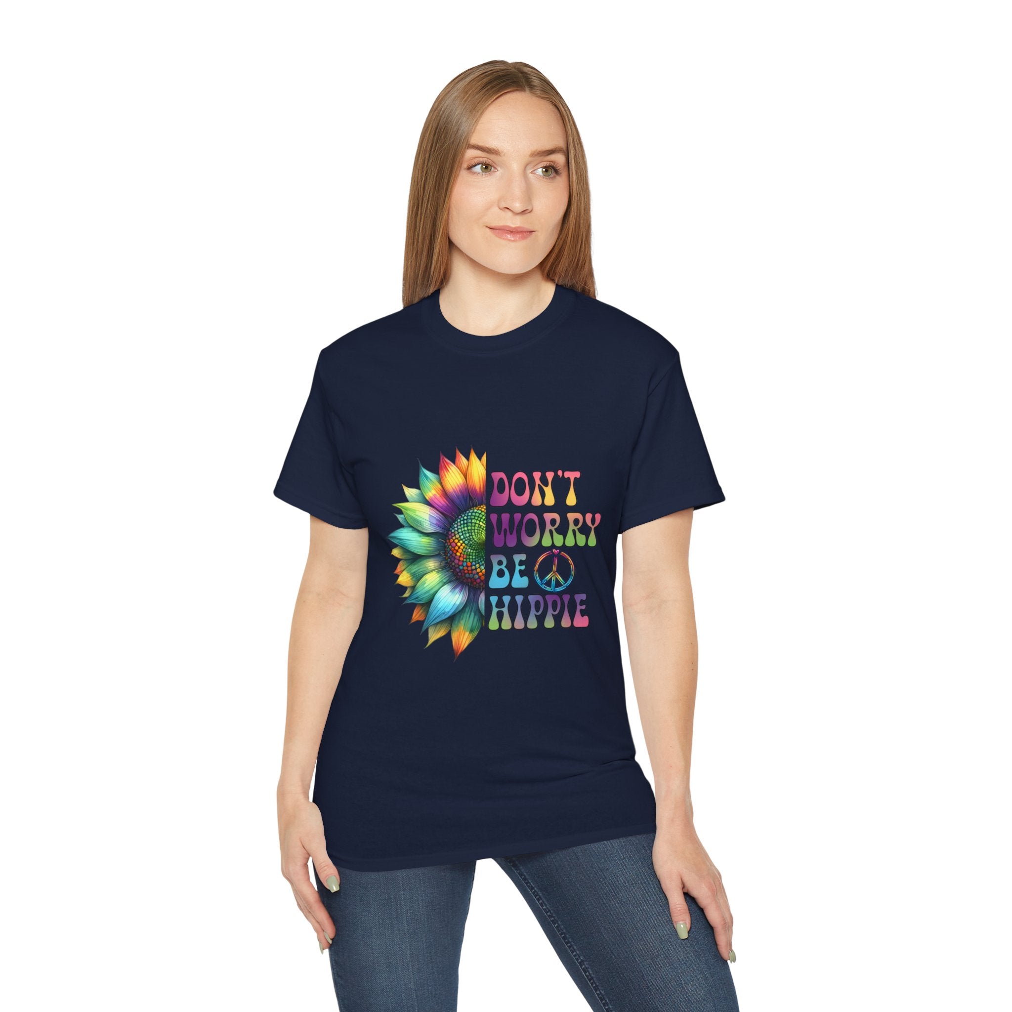 Hippie t-shirt, Bright Sunflower t-shirt