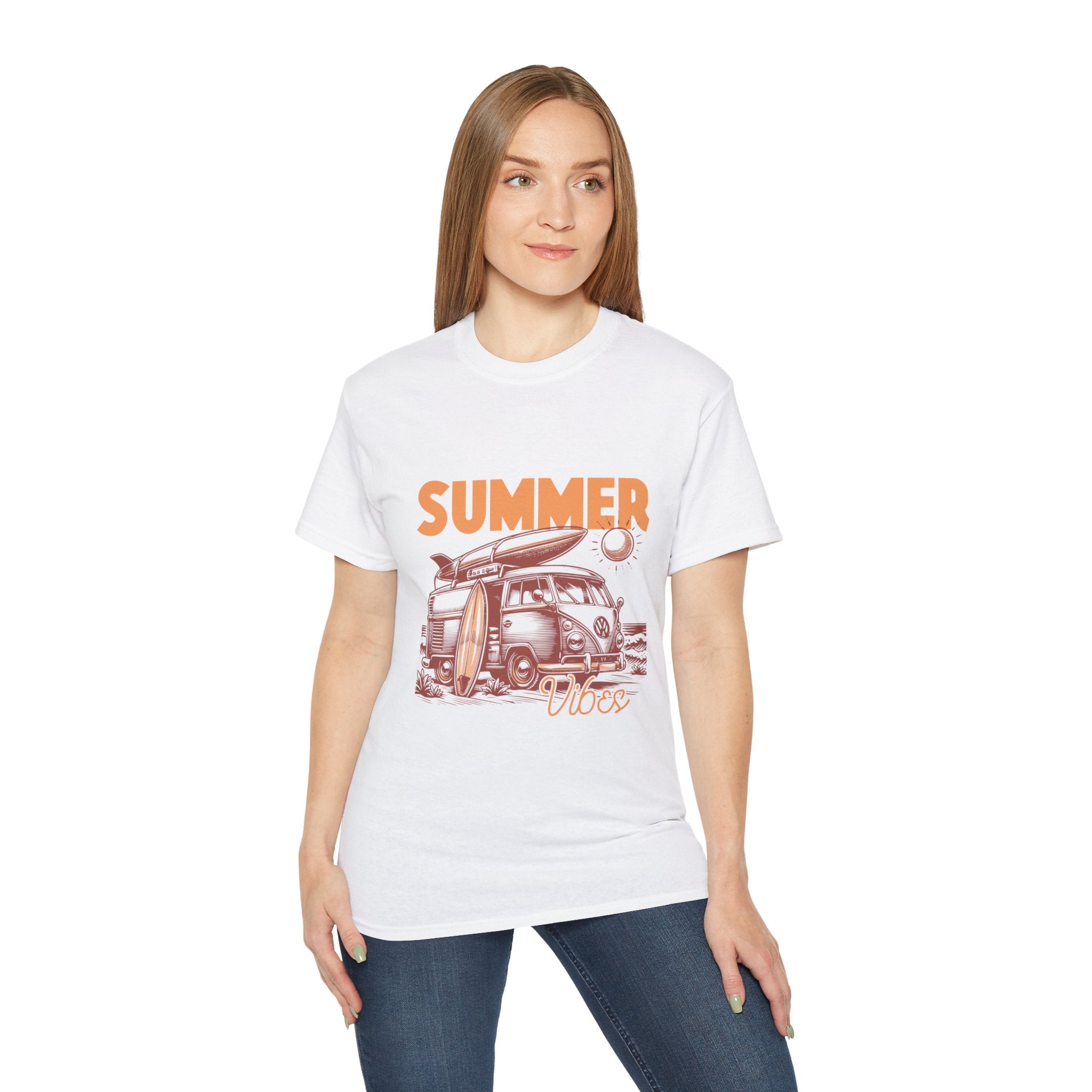 Plage d'été vintage : t-shirt Summer Vibes