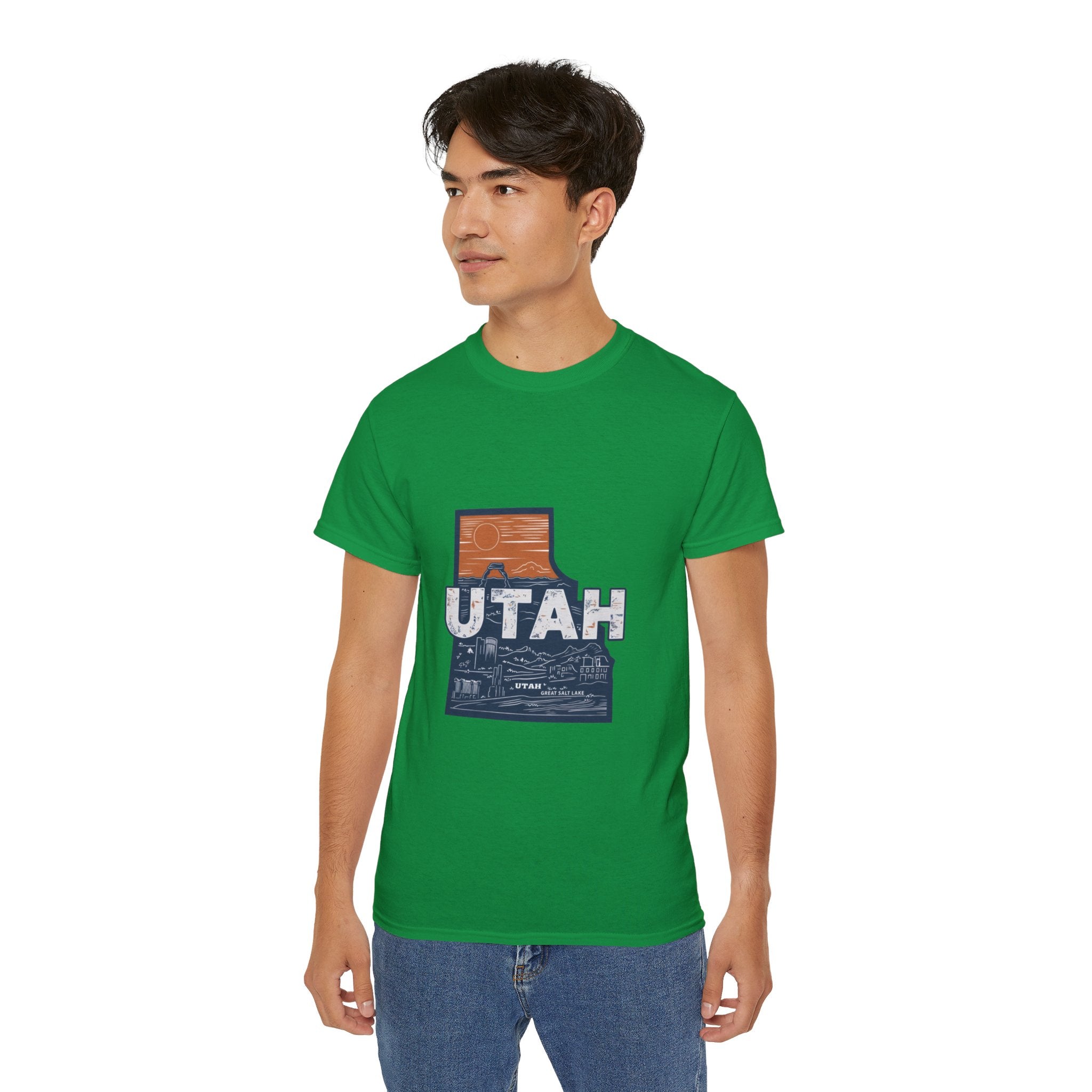 États américains emblématiques rétro : t-shirt Utah