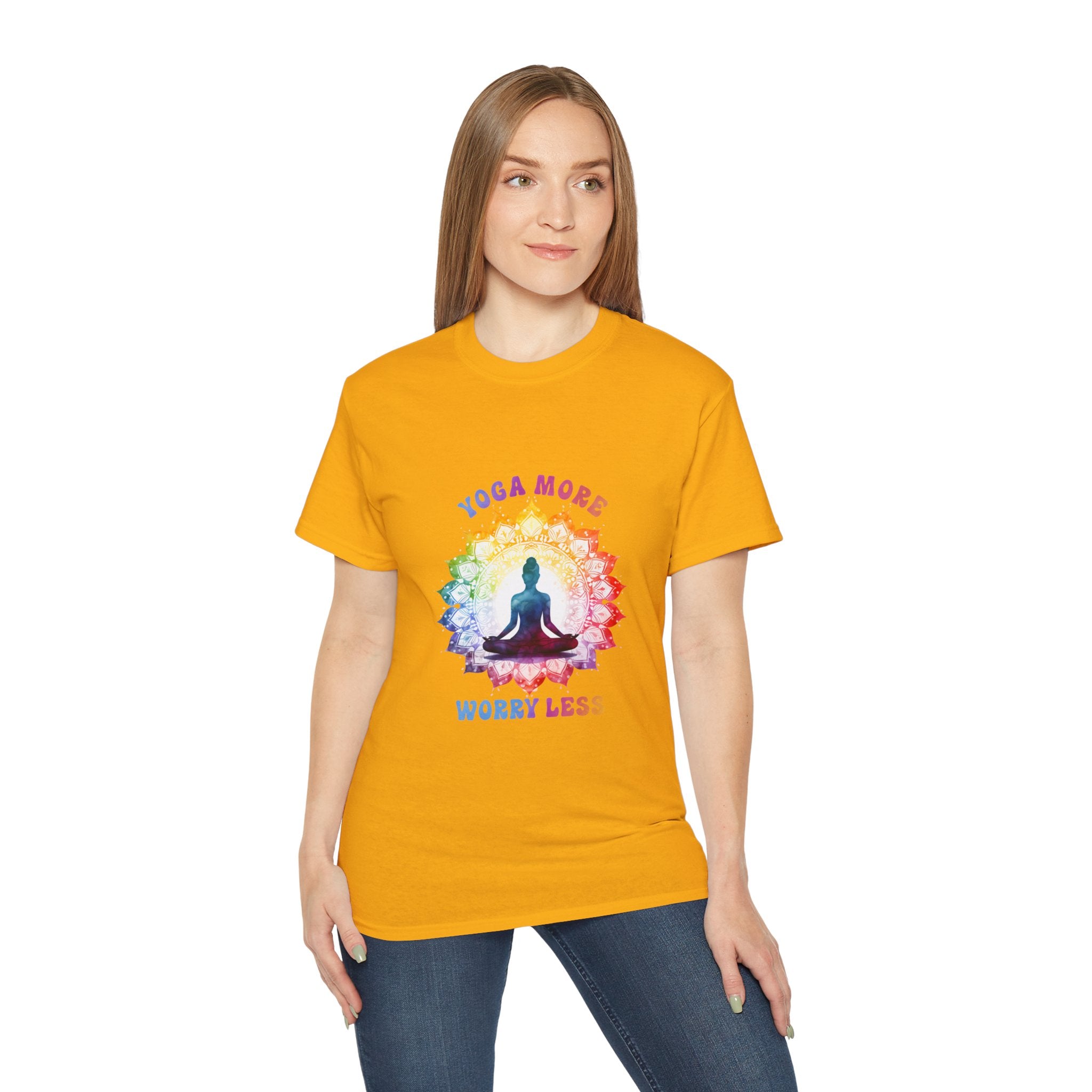 T-shirt de yoga, T-shirt de méditation, T-shirt Yoga Plus