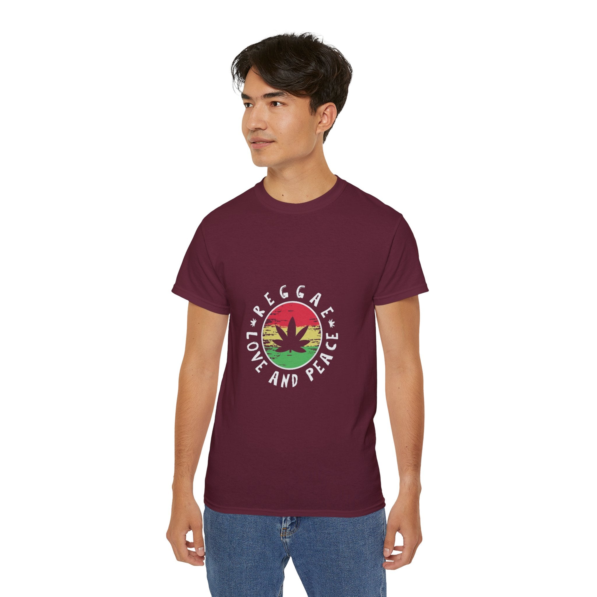 Reggae t-shirt? Peace and love Reggae T-shirt