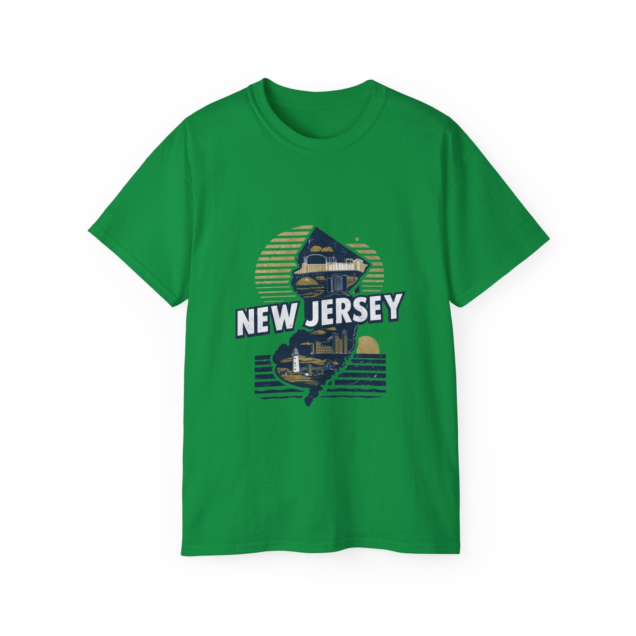 États américains emblématiques rétro : t-shirt New Jersey