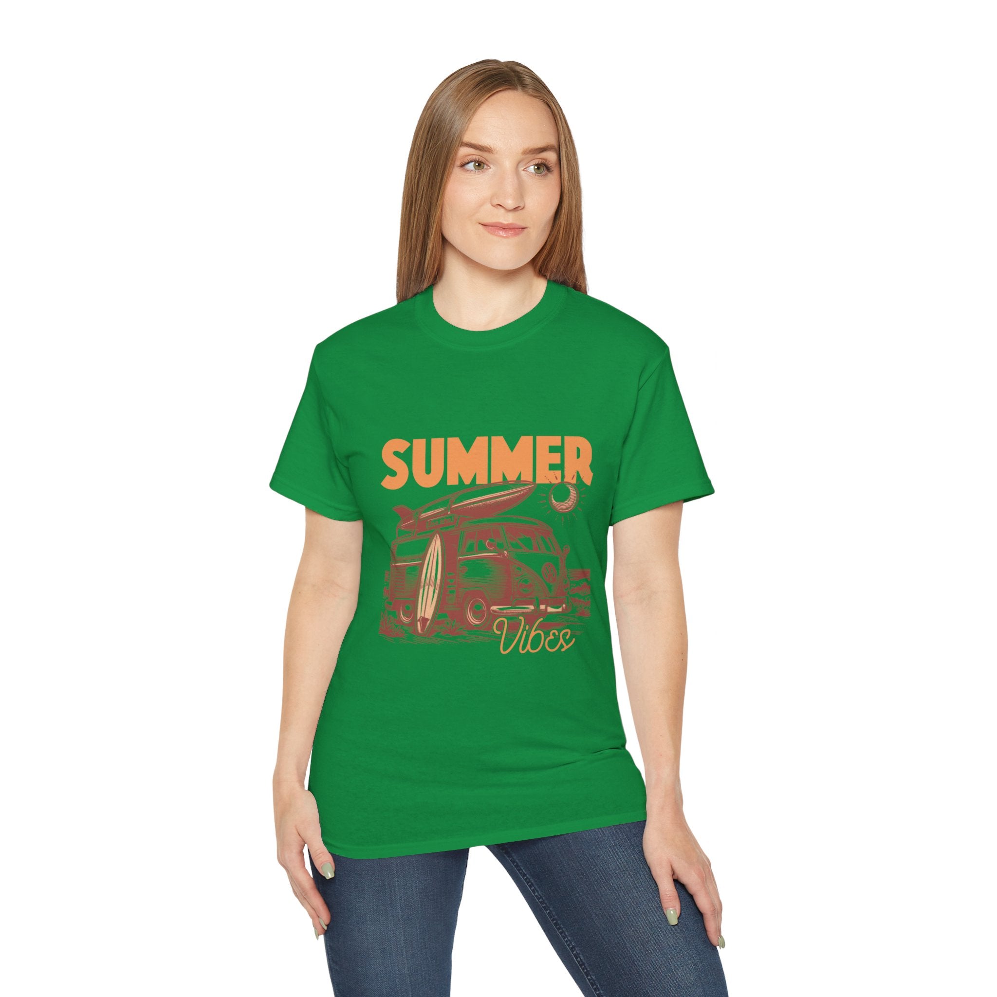 Plage d'été vintage : t-shirt Summer Vibes