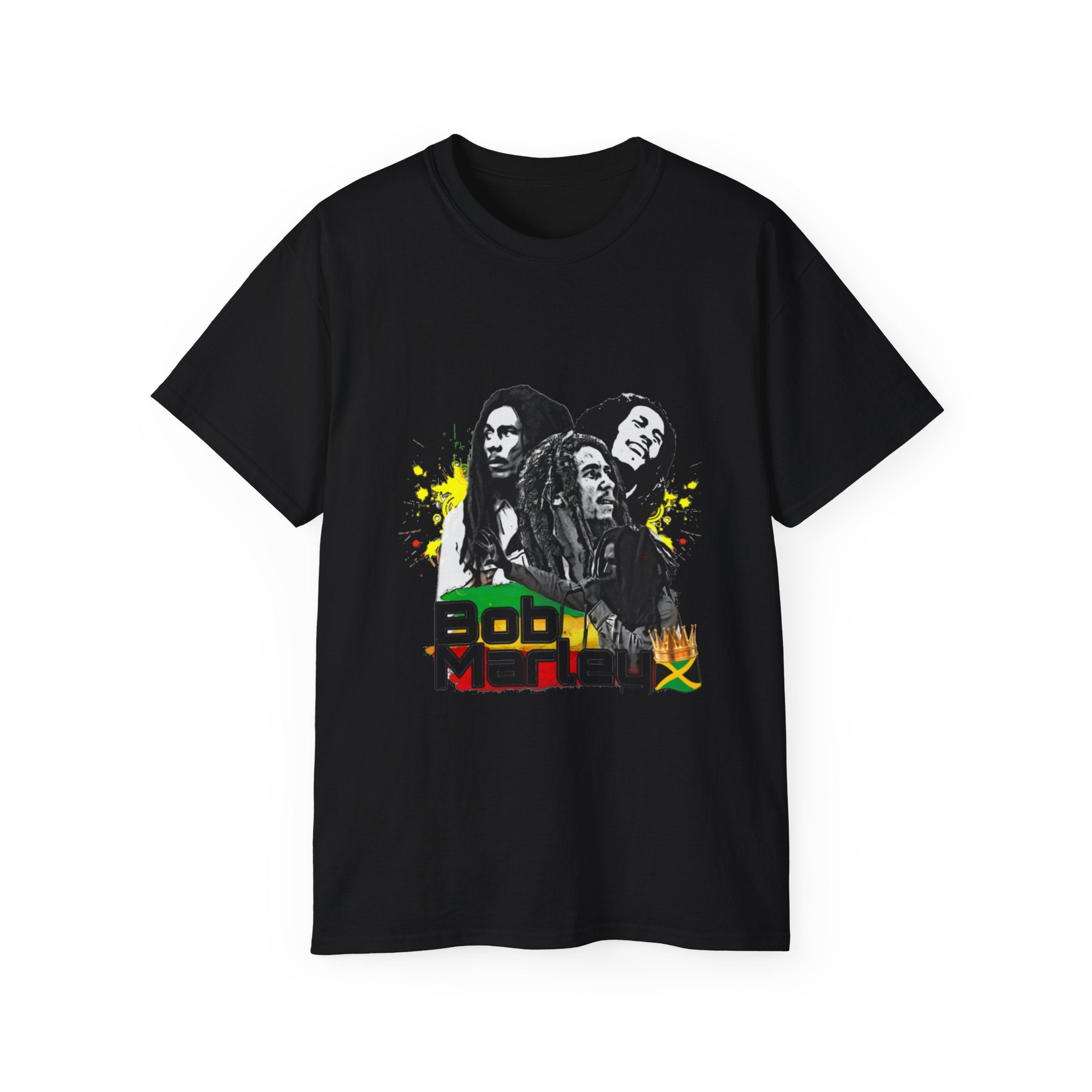 T-shirt Bob Marley, t-shirt Bob Marley avec dreadlocks