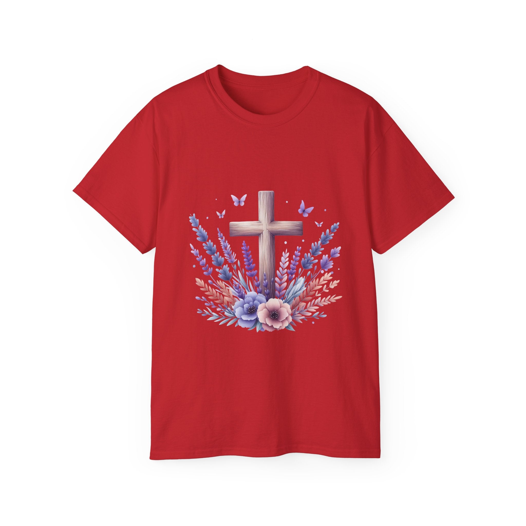 Christian t-shirt, Flower of the Cross t-shirt