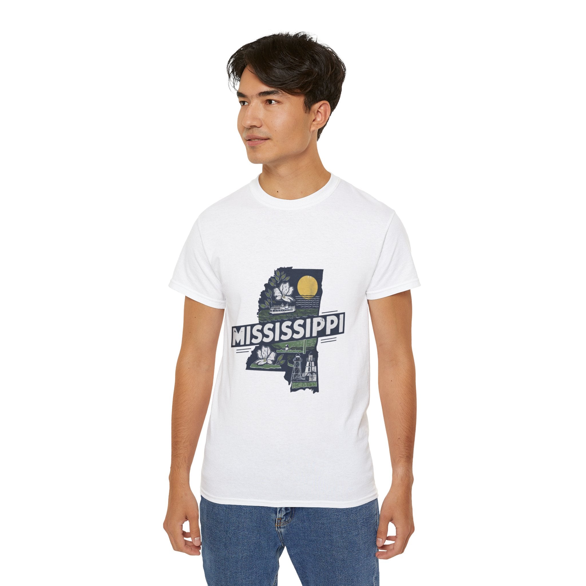 Retro  Iconic U.S. States :  Mississippi t-shirt