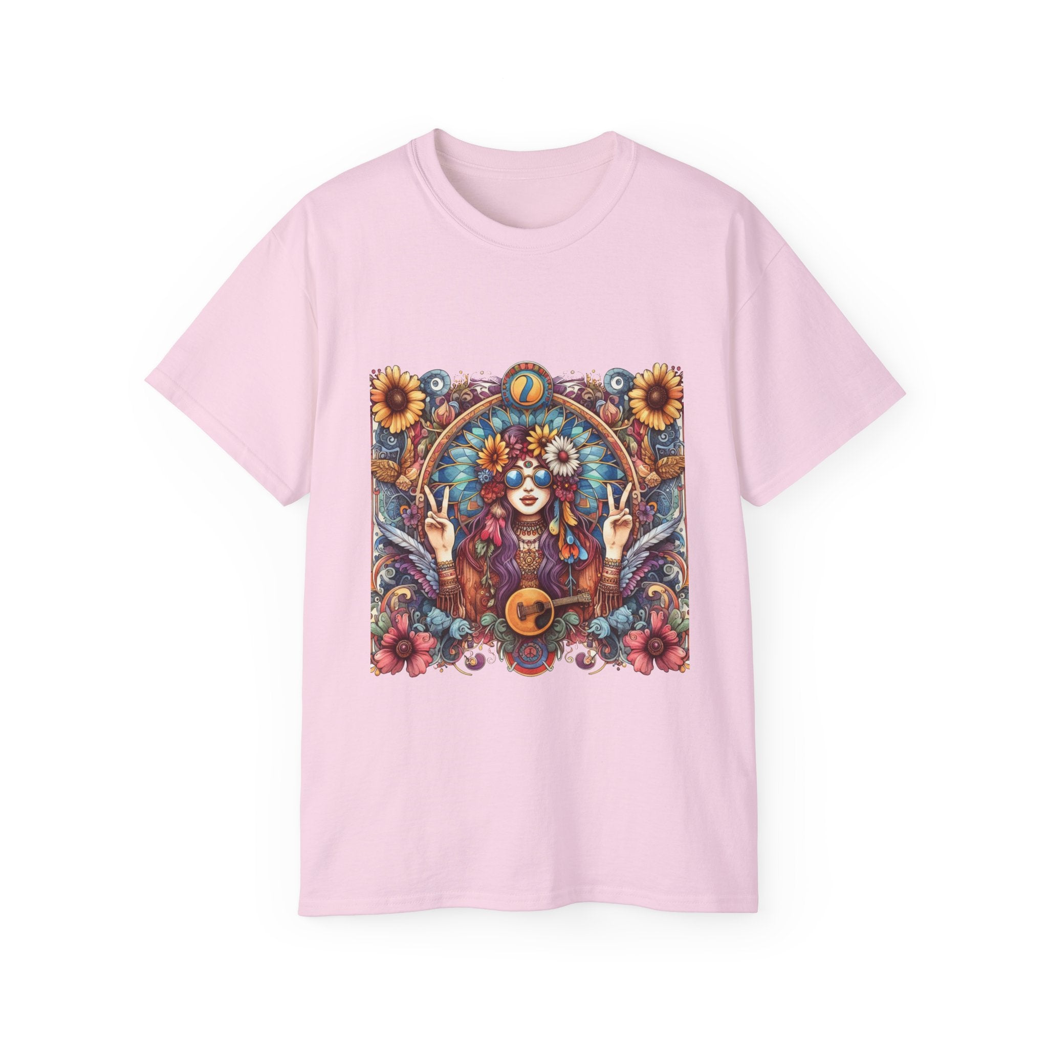 T-shirt hippie, t-shirt Flower Power