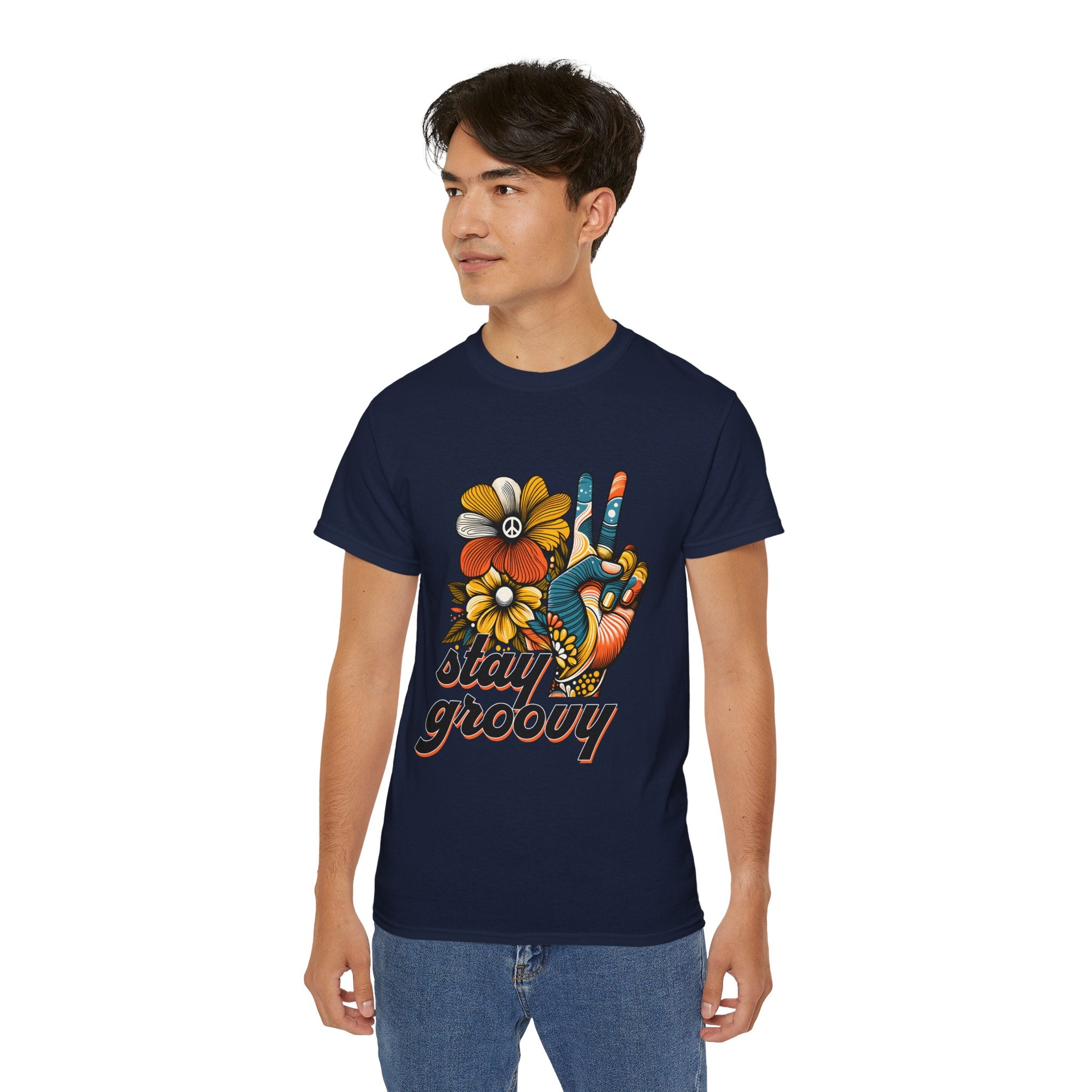 Hippie t-shirt, Flower of Peace T-shirt