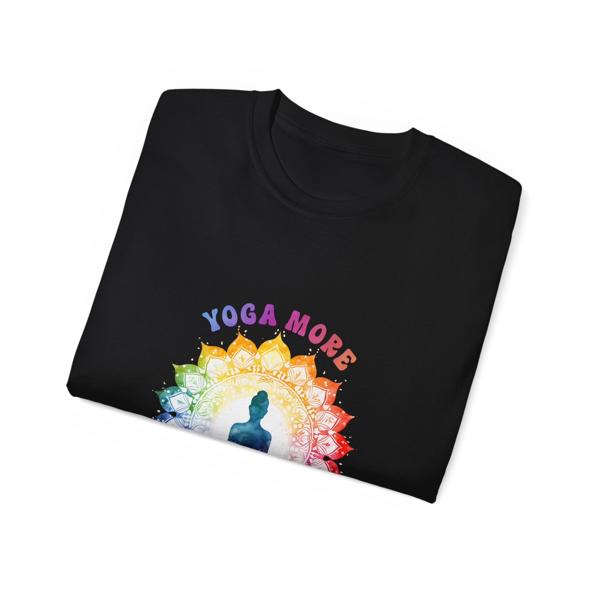 T-shirt de yoga, T-shirt de méditation, T-shirt Yoga Plus