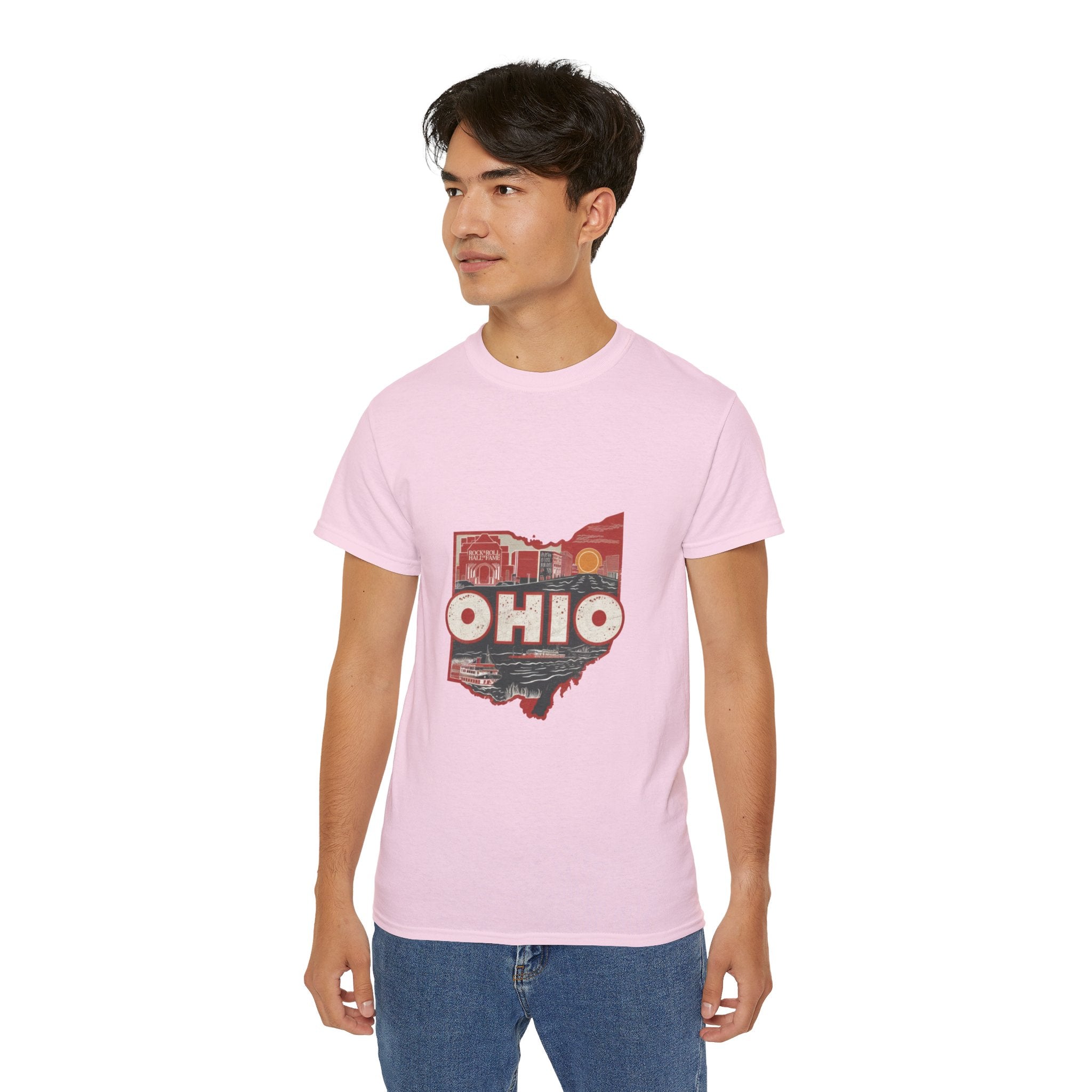 États américains emblématiques rétro : t-shirt Ohio