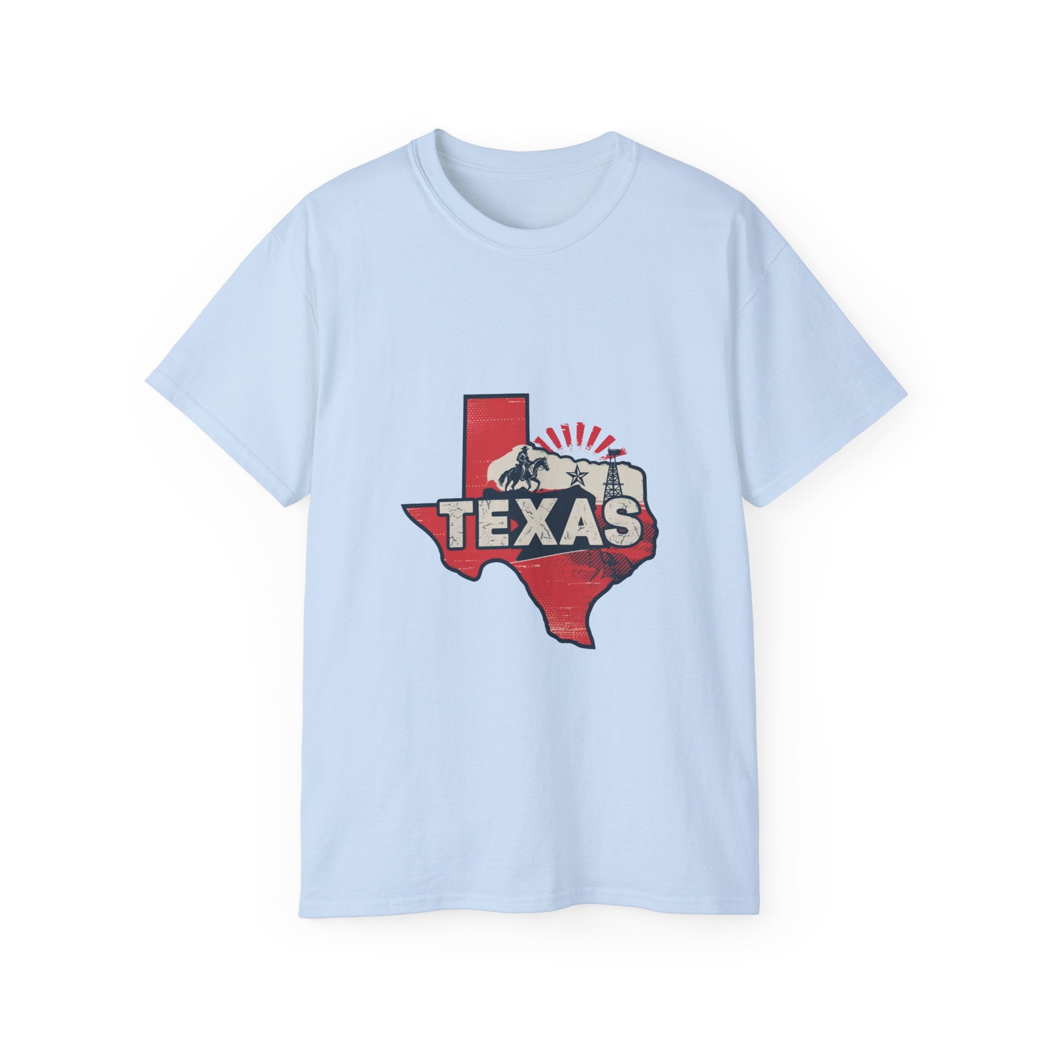 États américains emblématiques rétro : t-shirt Texas