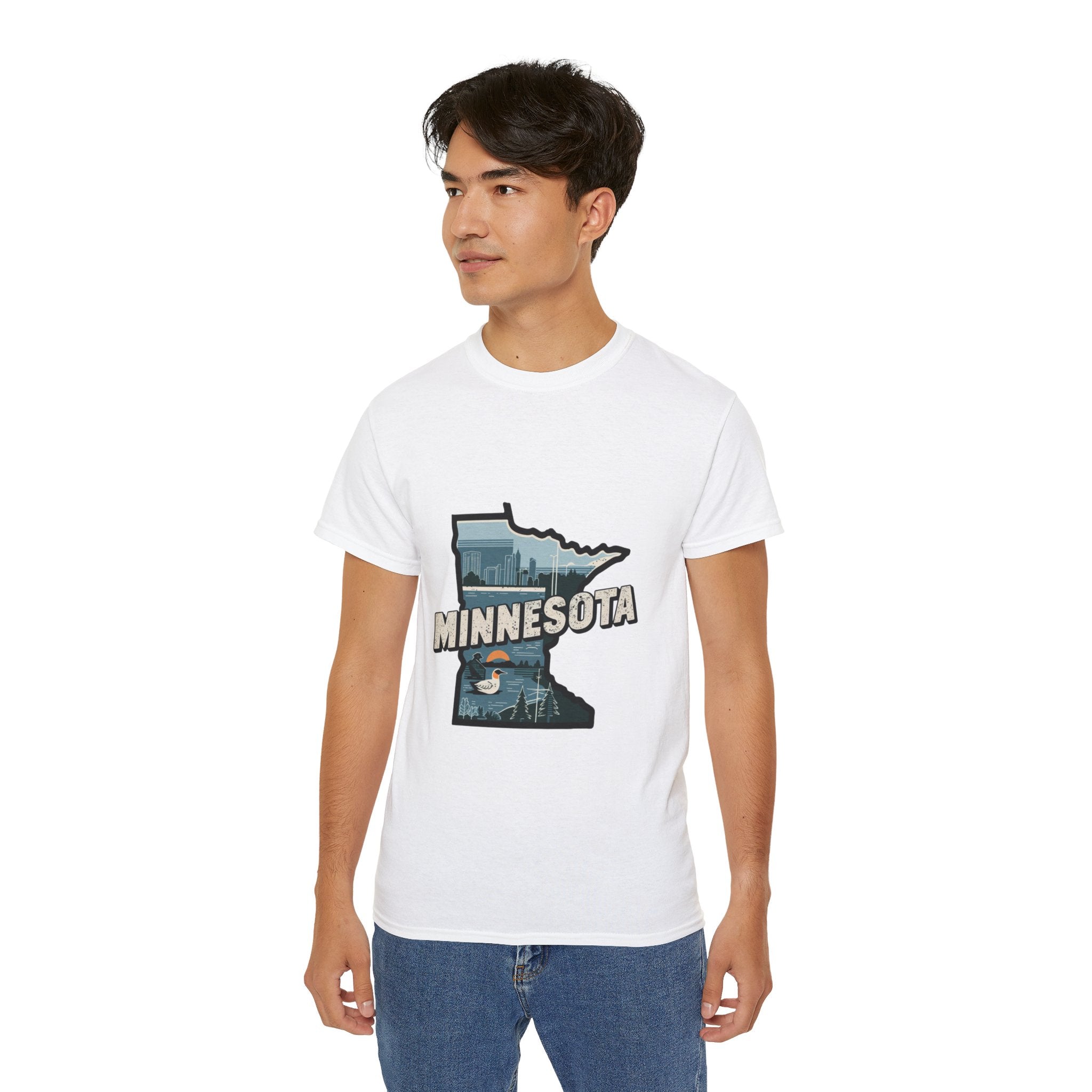 Retro  Iconic U.S. States :  Minnesota t-shirt