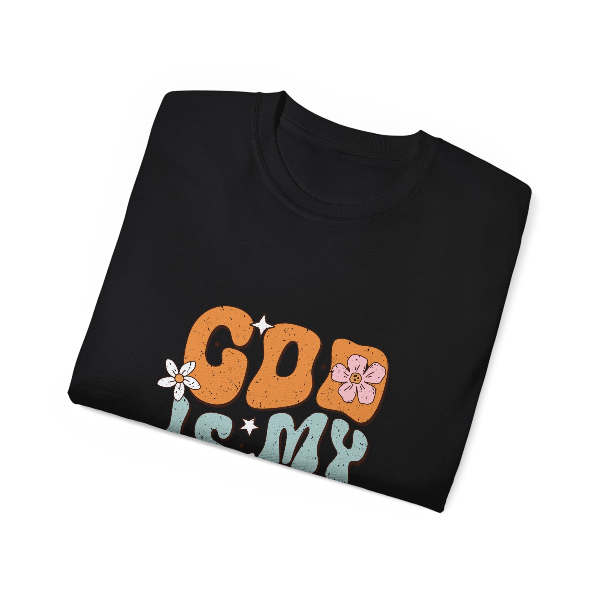 Christian t-shirt, God is my refuge and strength t-shirt