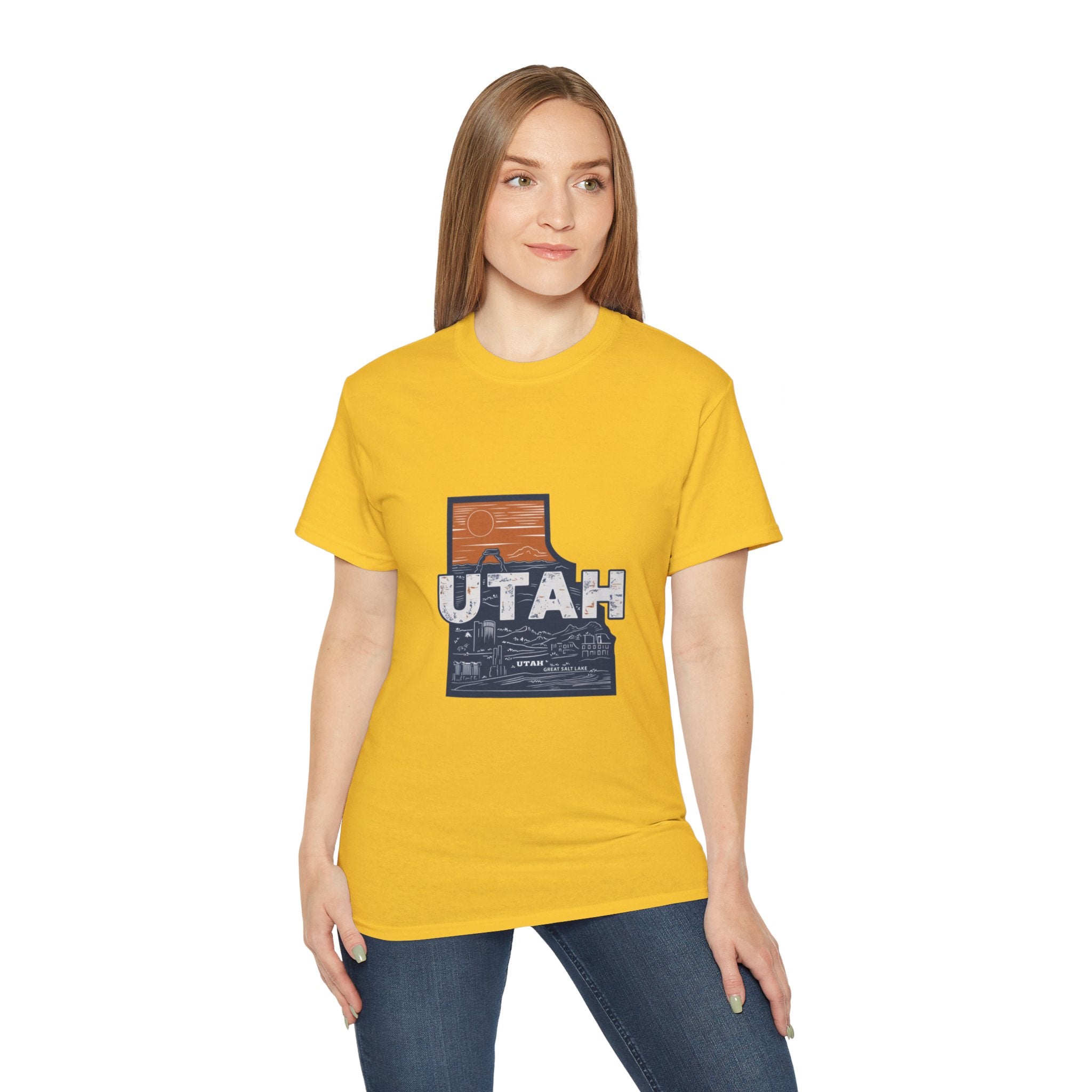 États américains emblématiques rétro : t-shirt Utah