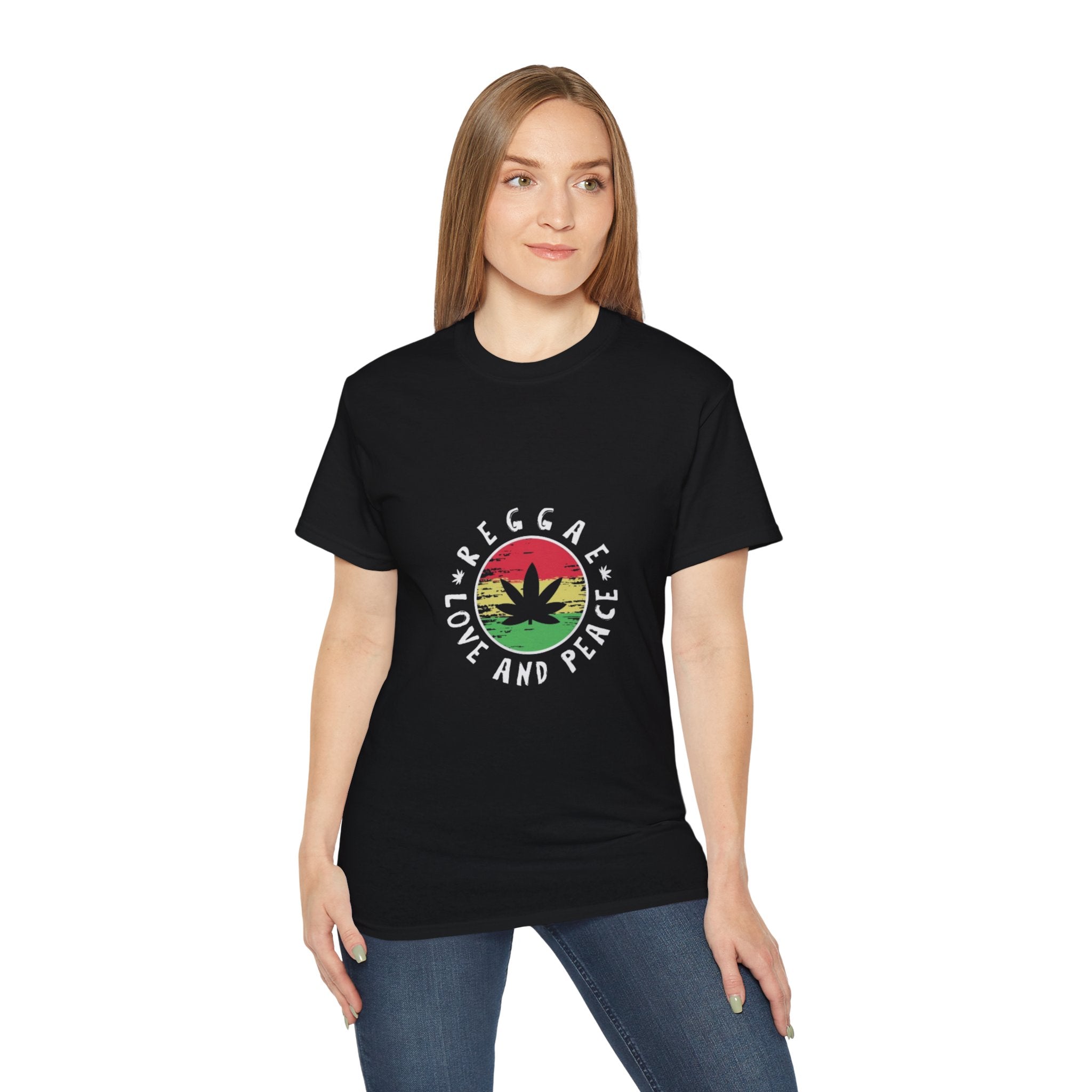 Maglietta reggae? T-shirt Reggae di pace e amore