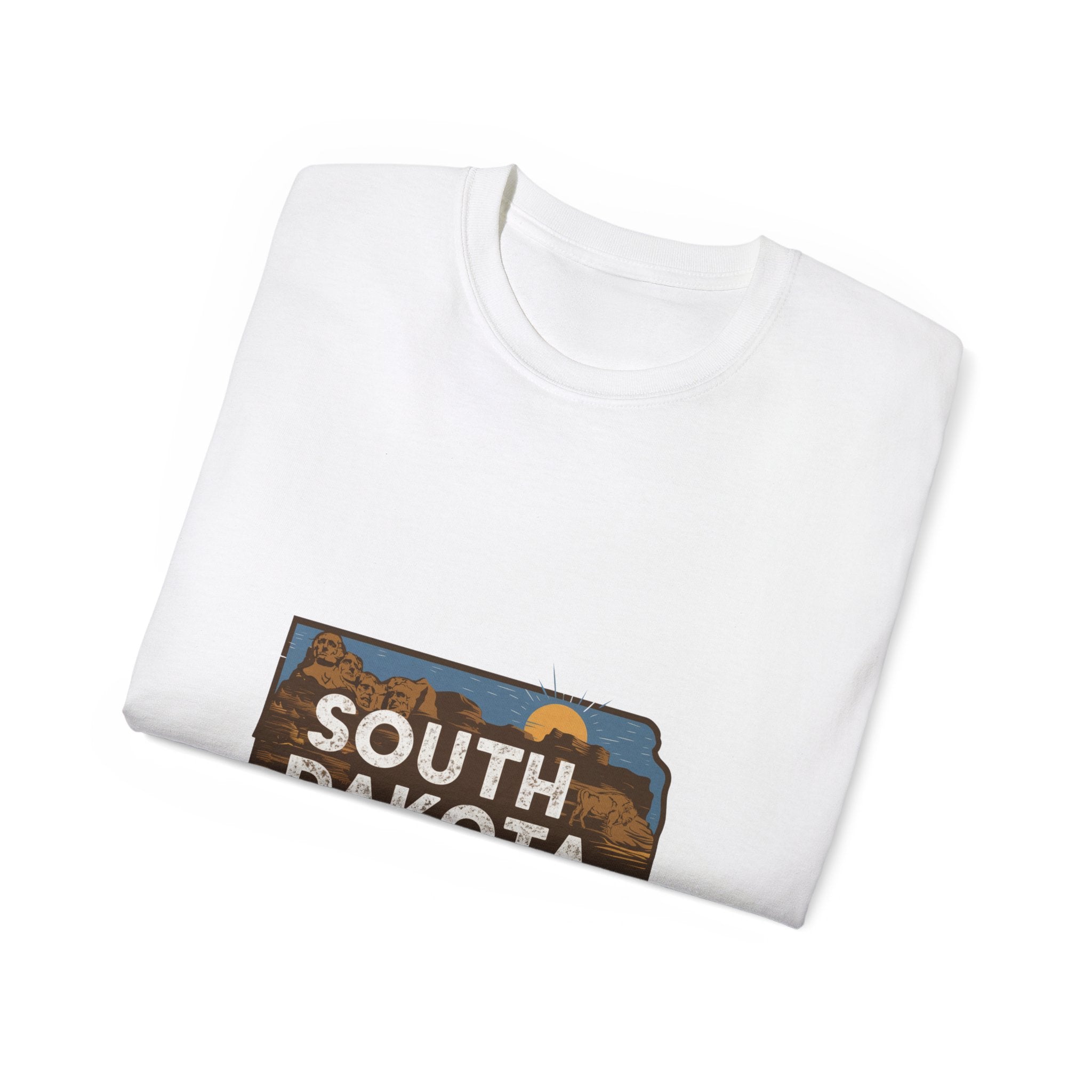 États américains emblématiques rétro : t-shirt Dakota du Sud