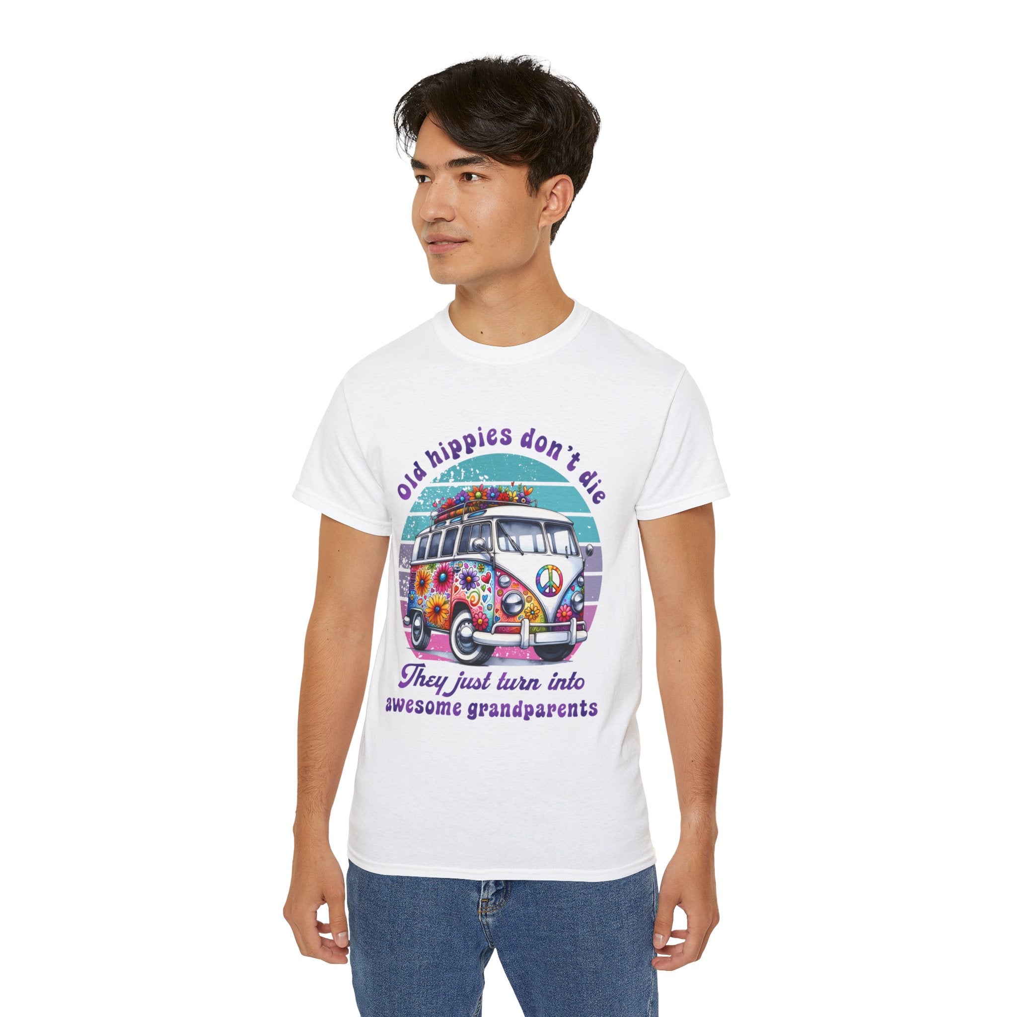 Hippie t-shirt, HarmonieBus t-shirt