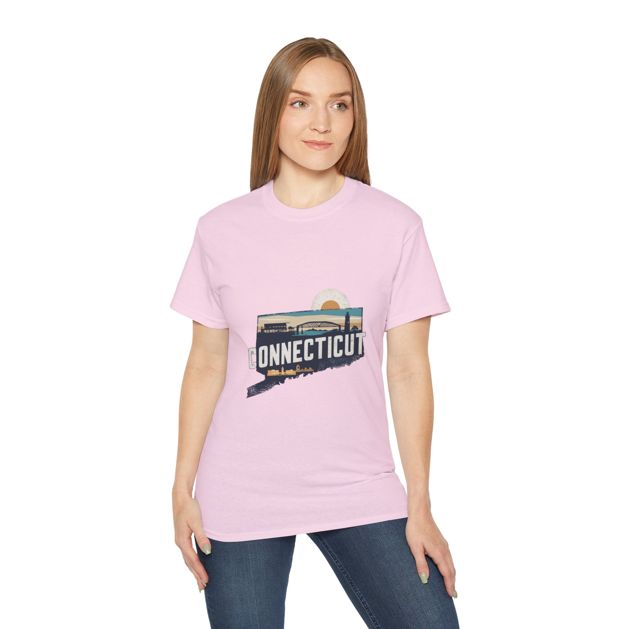 Retro  Iconic U.S. States : Connecticut t-shirt