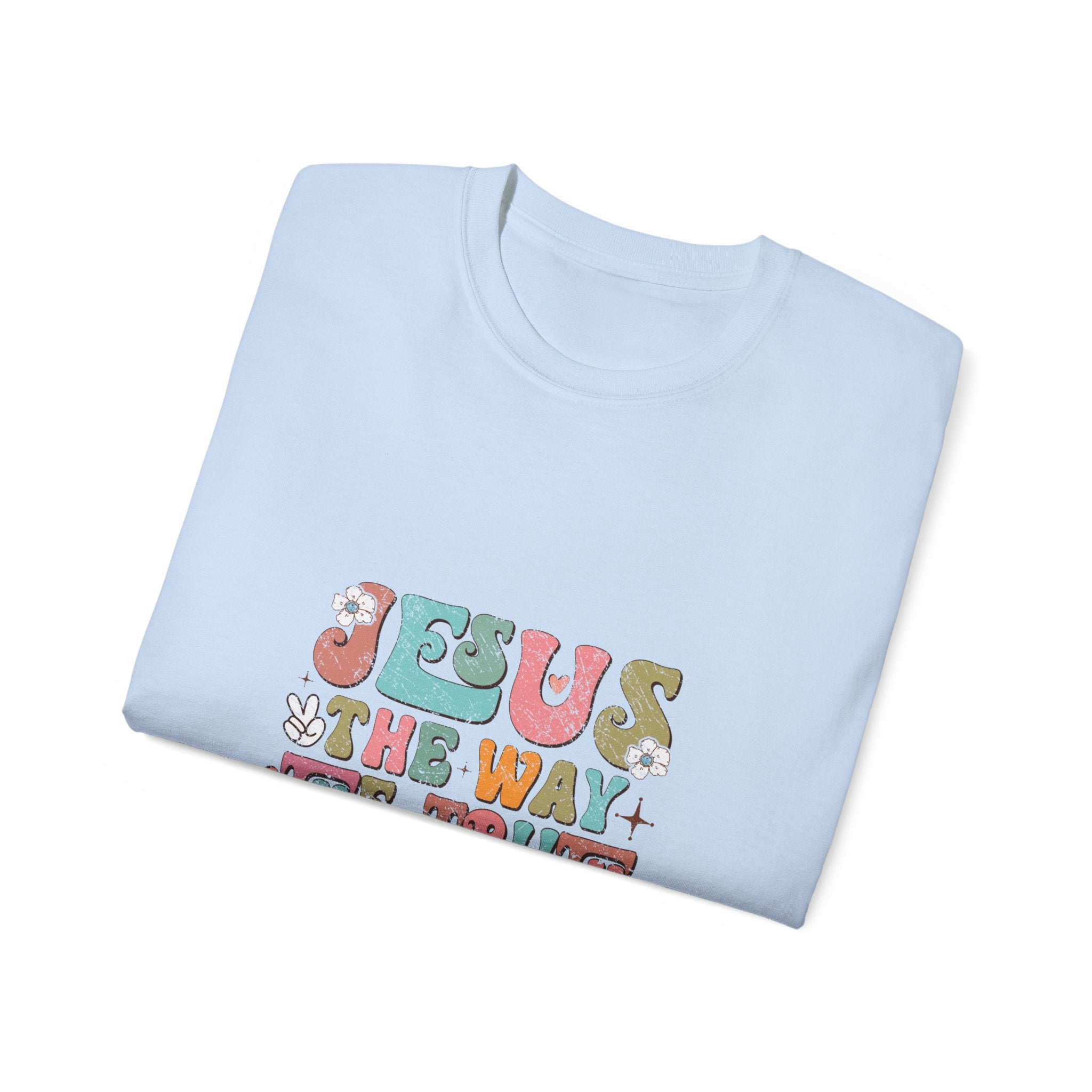 T-shirt chrétien, Jésus le chemin, la vérité, la vie