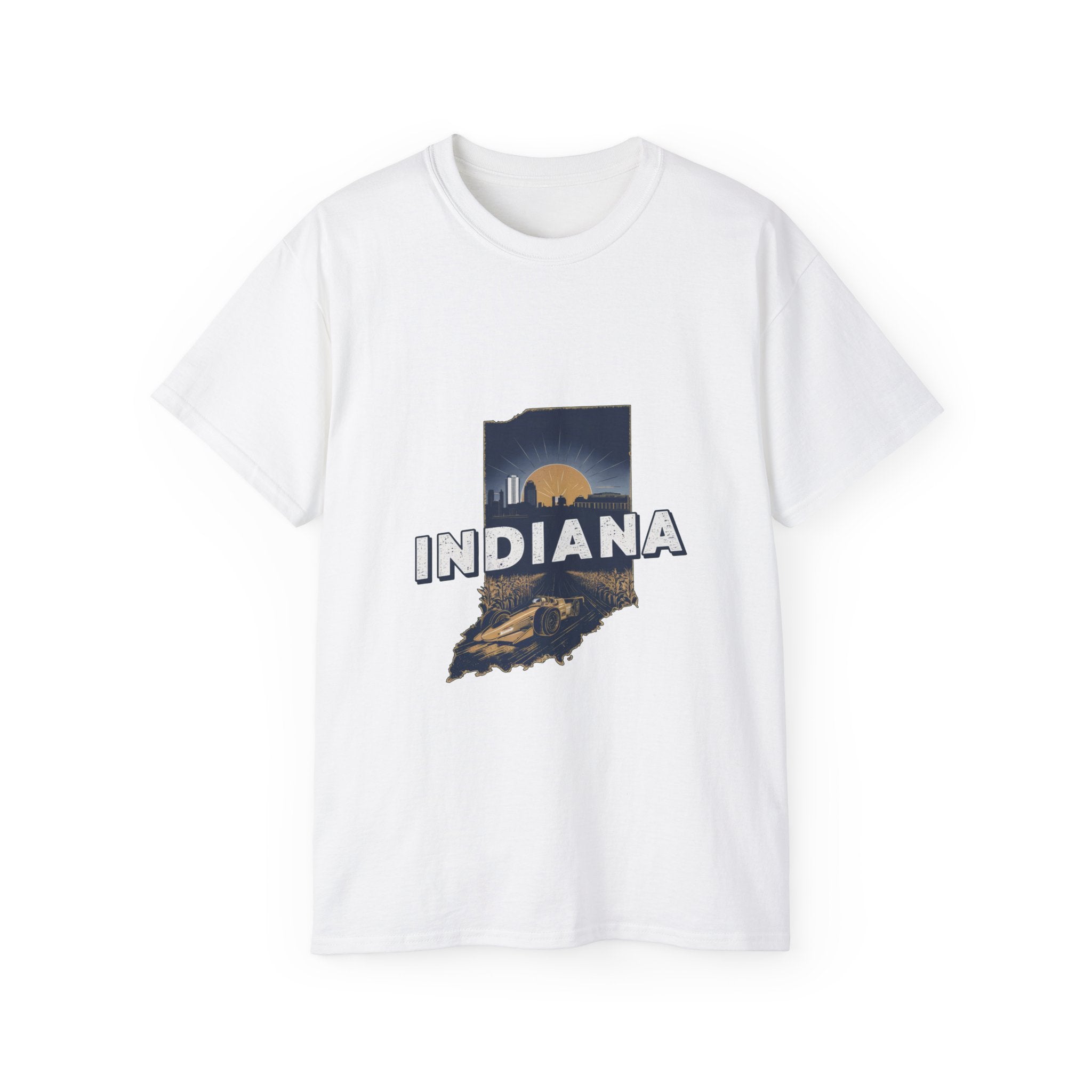 États américains emblématiques rétro : t-shirt Indiana