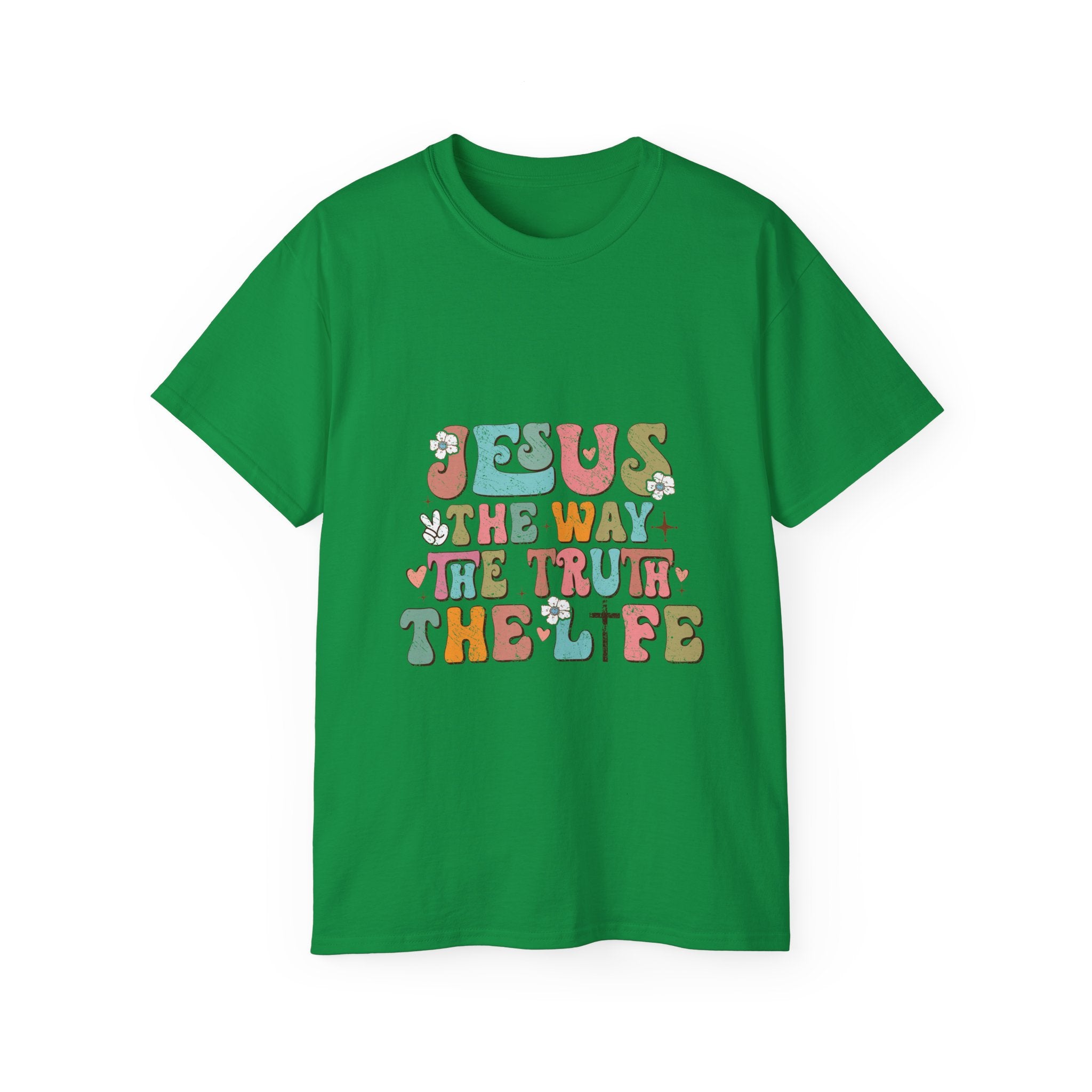 T-shirt chrétien, Jésus le chemin, la vérité, la vie