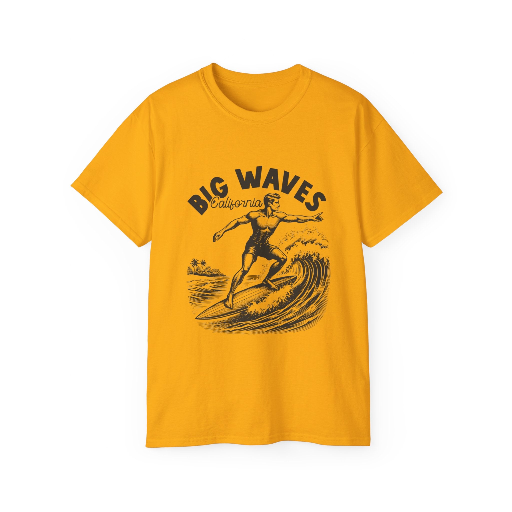 Vintage Summer Beach: Big Waves - T-shirt California