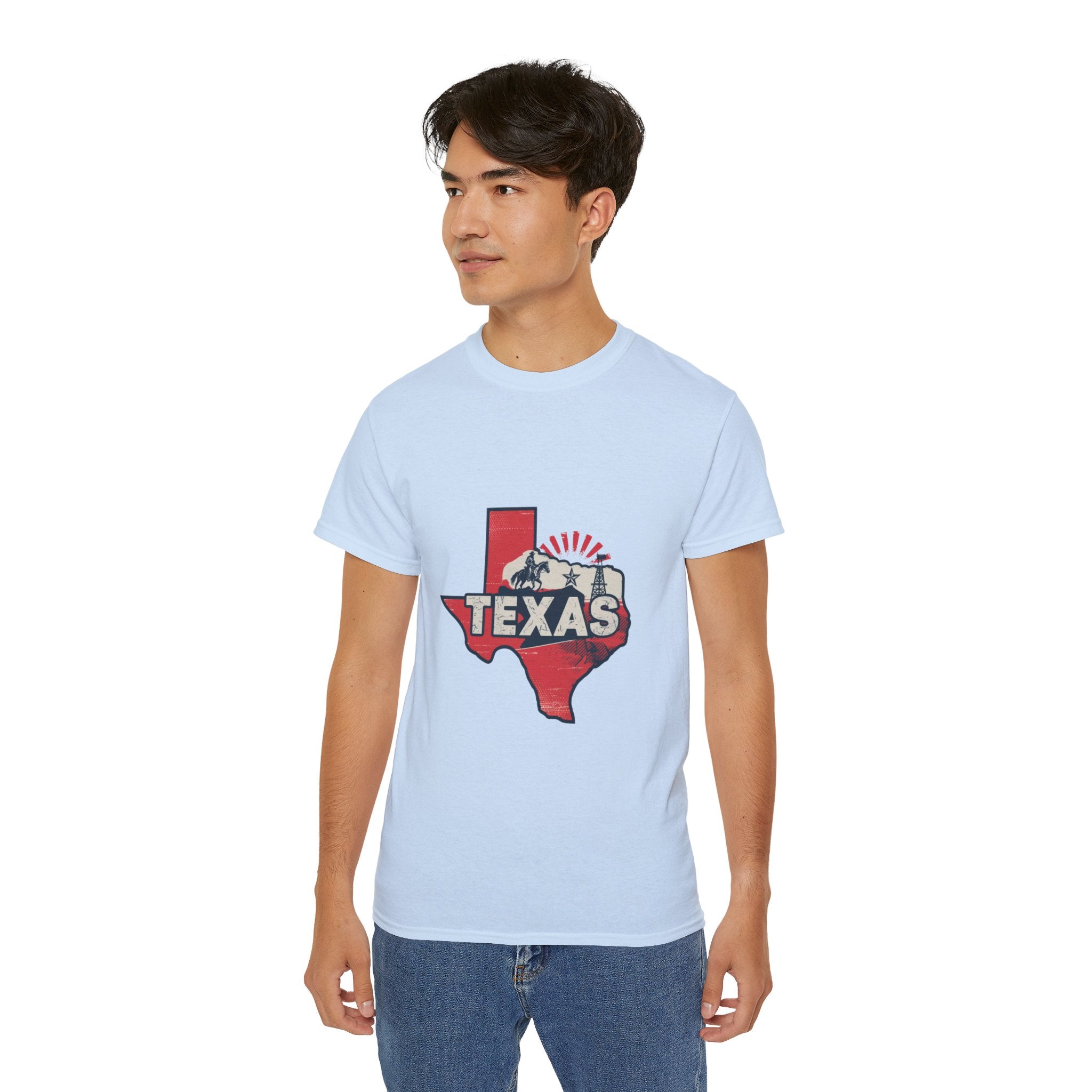 États américains emblématiques rétro : t-shirt Texas