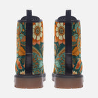 Floral Combat Boots – Colorful Vegan Boots for Everyday Wear