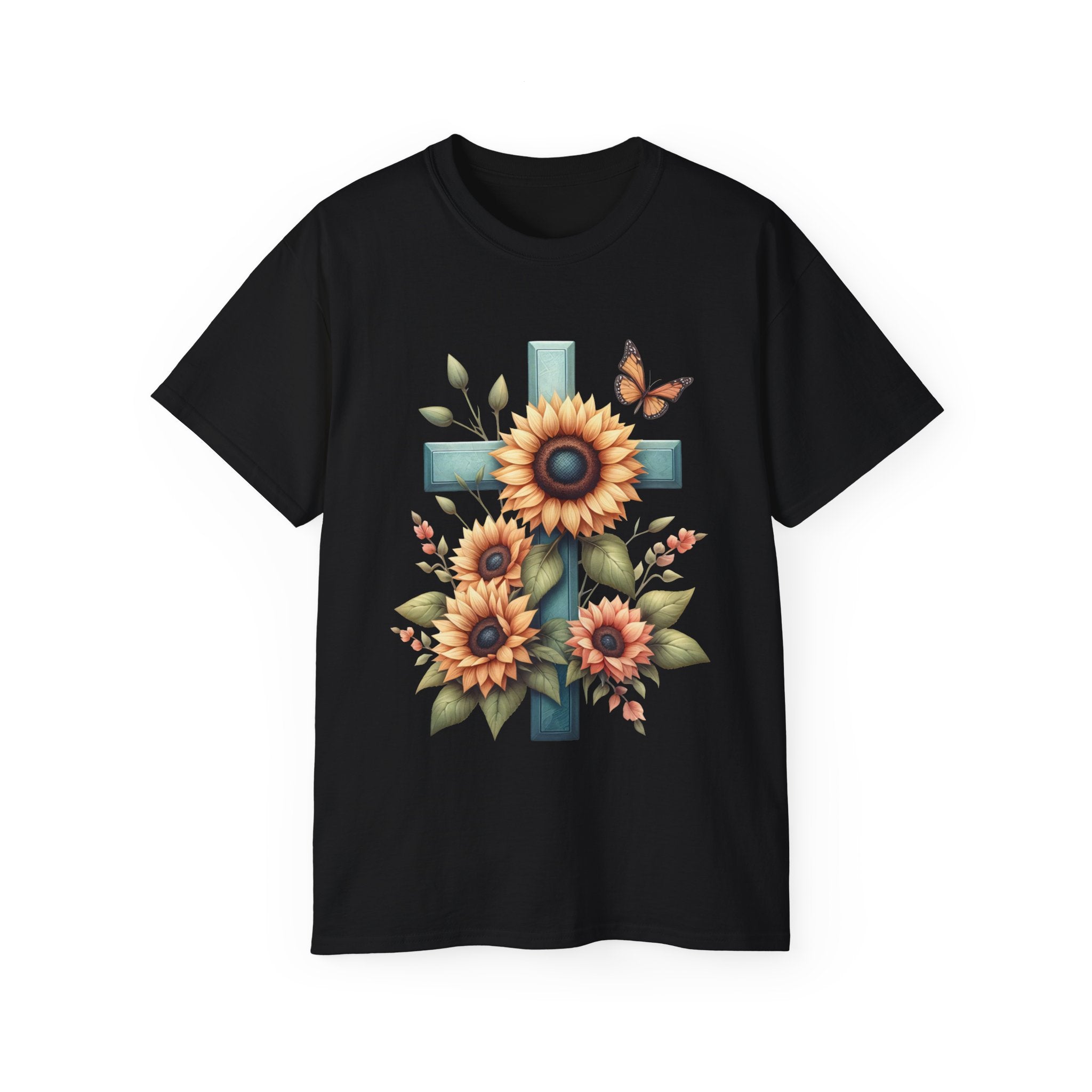 Christian t-shirt, SunflowerCross t-shirt