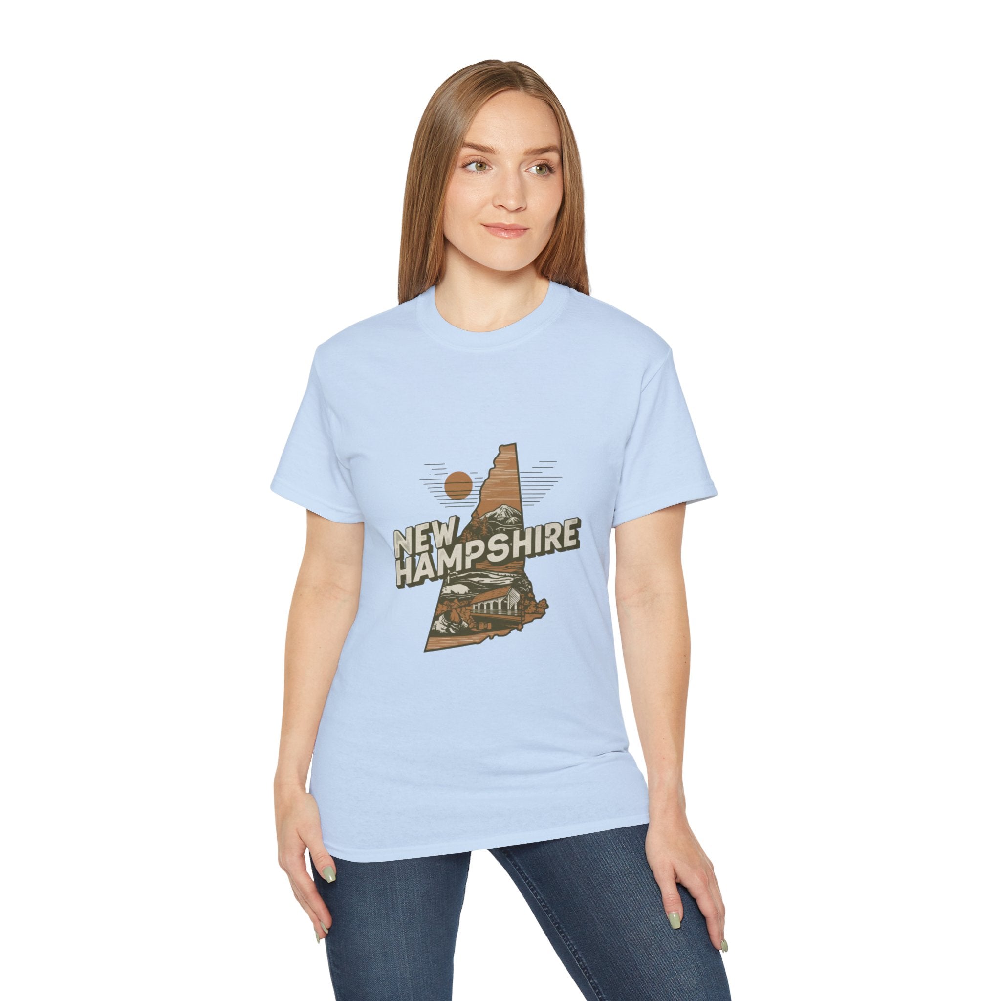 Retro  Iconic U.S. States : New Hampshire t-shirt