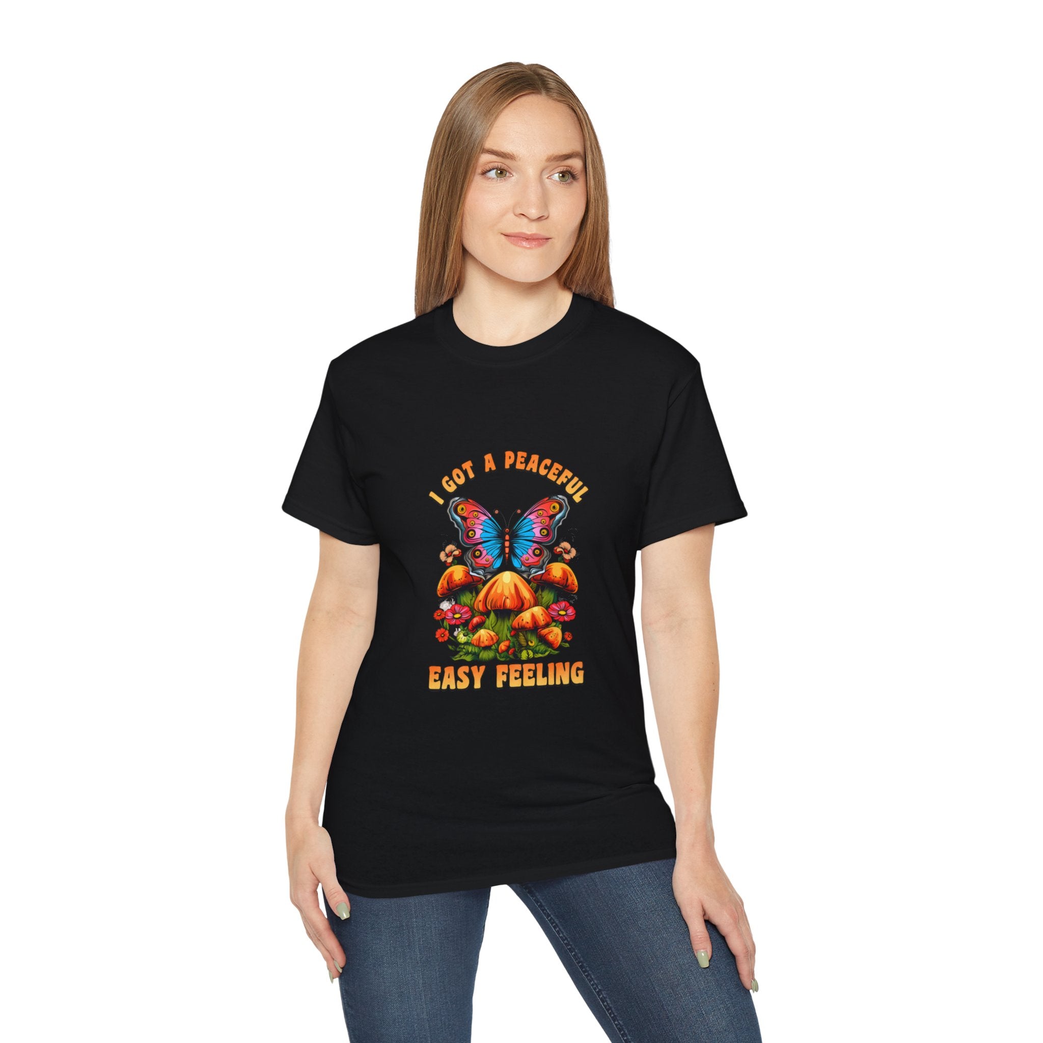 T-shirt hippie, t-shirt facile da sentire