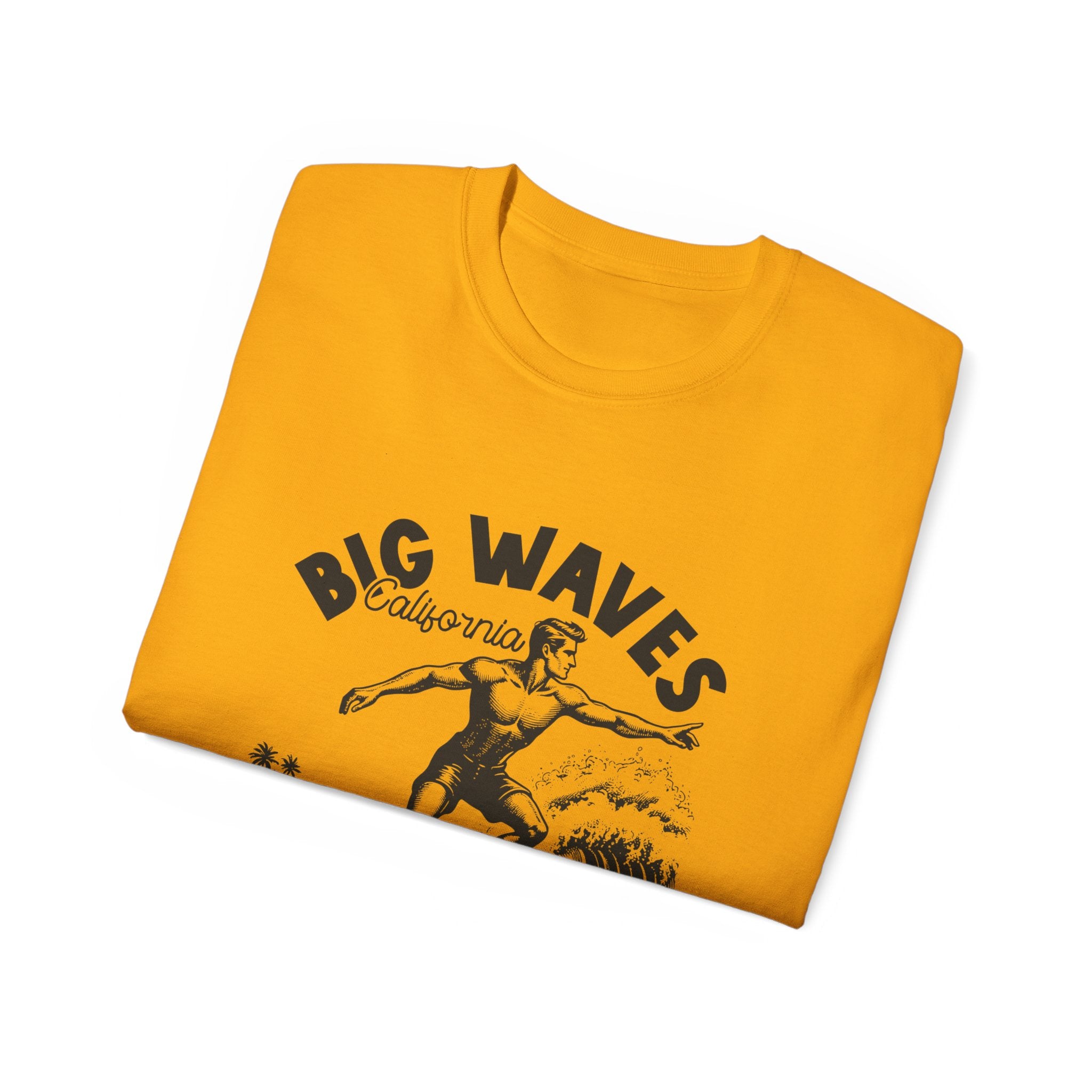 Vintage Summer Beach: Big Waves - T-shirt California