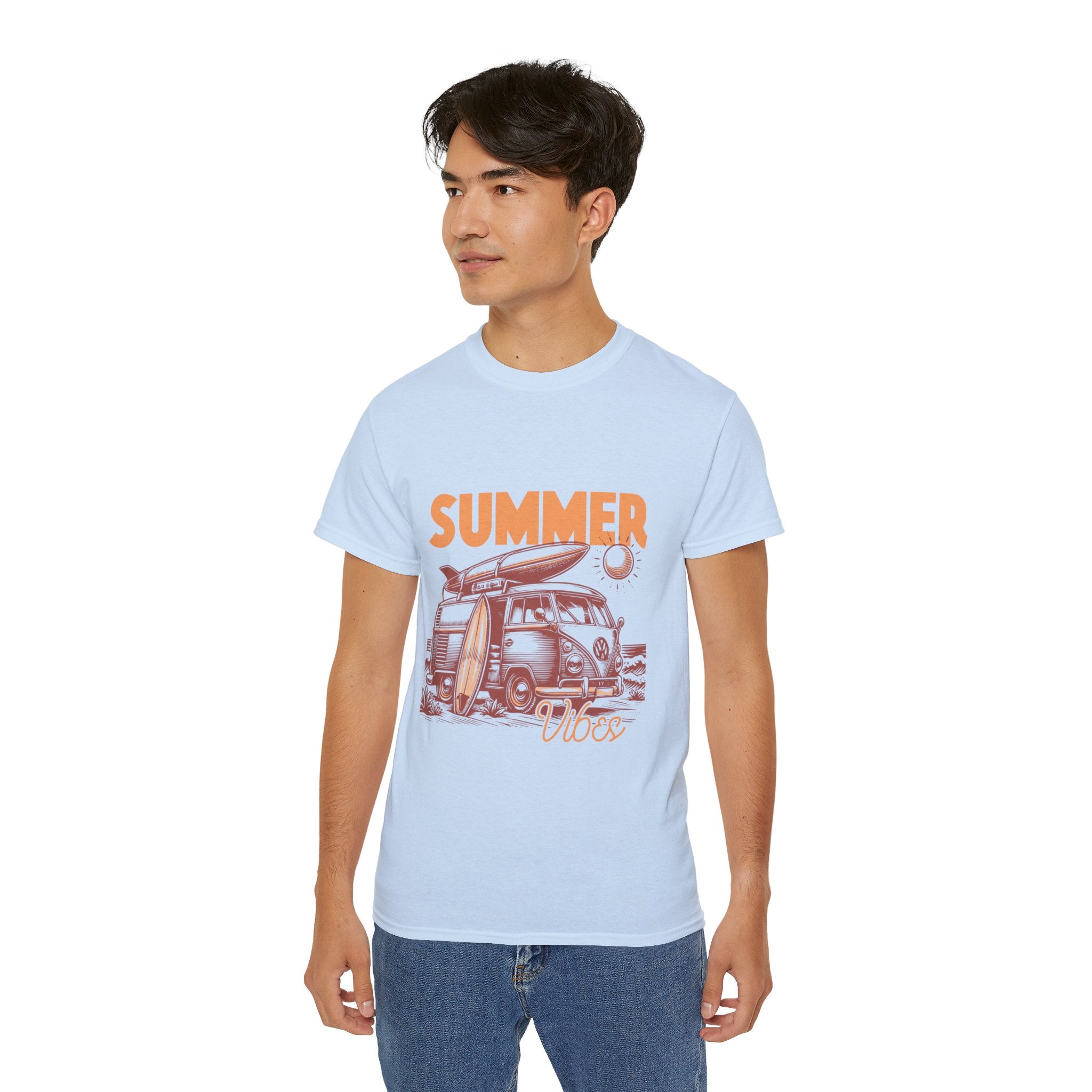 Plage d'été vintage : t-shirt Summer Vibes