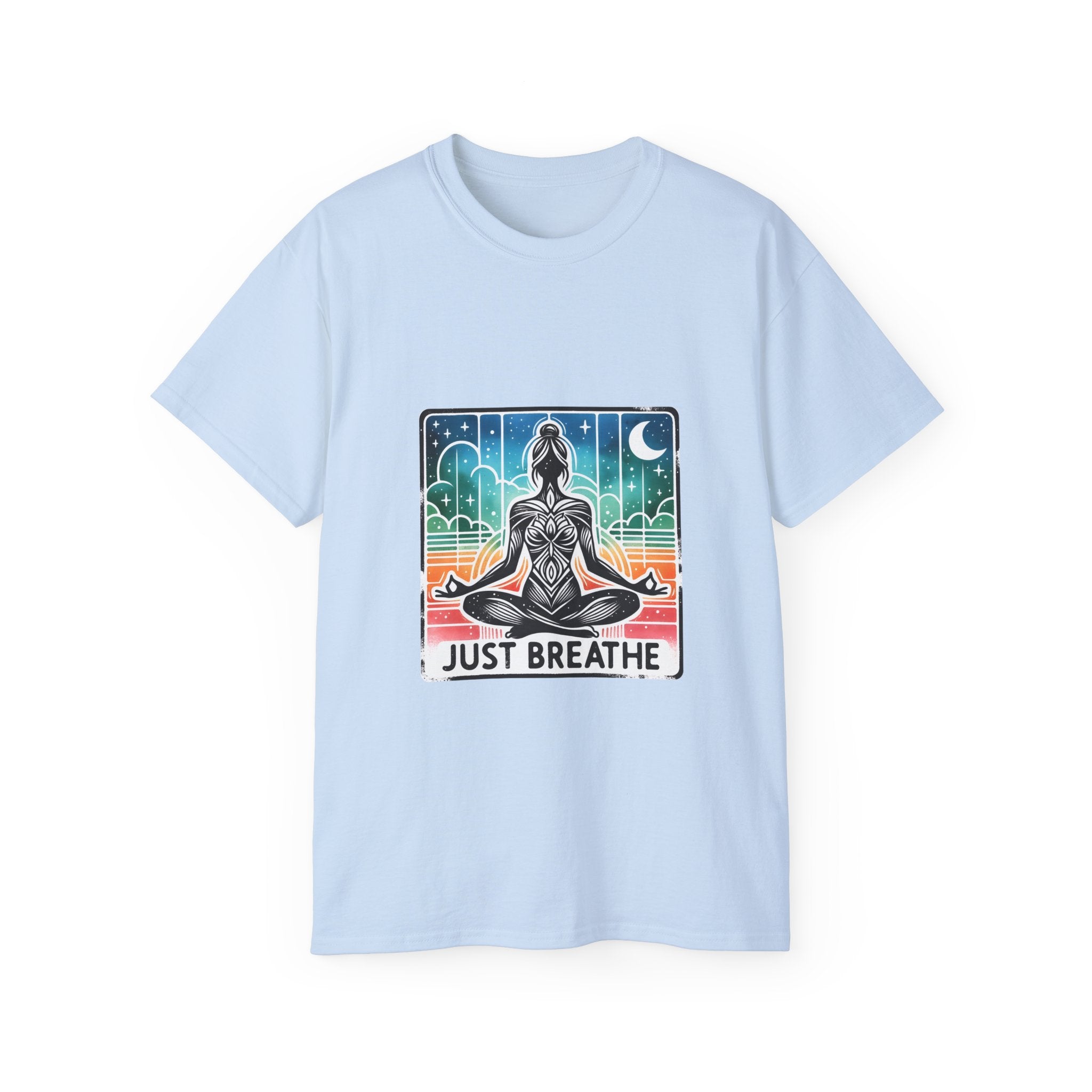 Yoga t-shirt, Meditation t-shirt, Just Breathe T-shirt