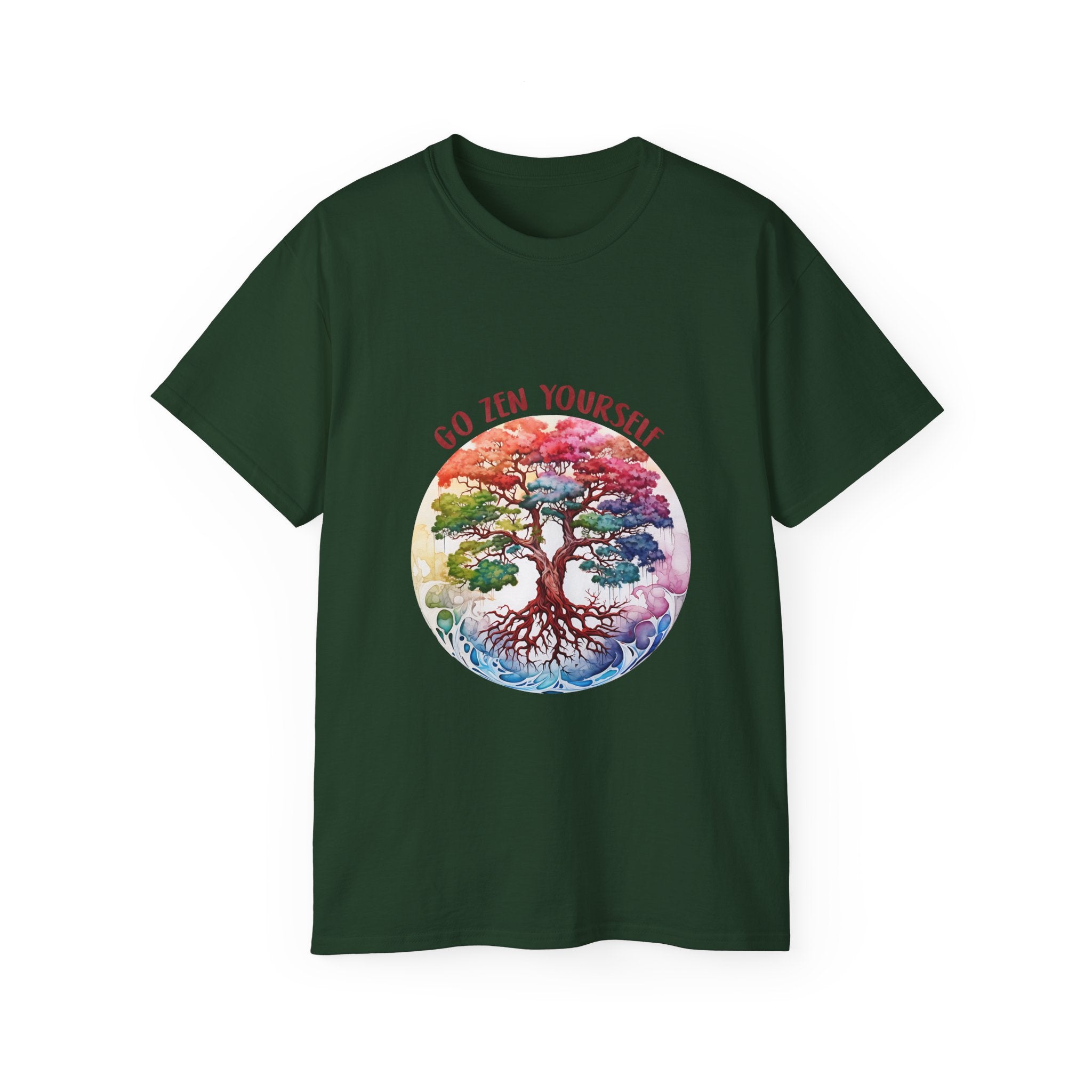 T-shirt yoga, t-shirt méditation, t-shirt Go Zen Yourself