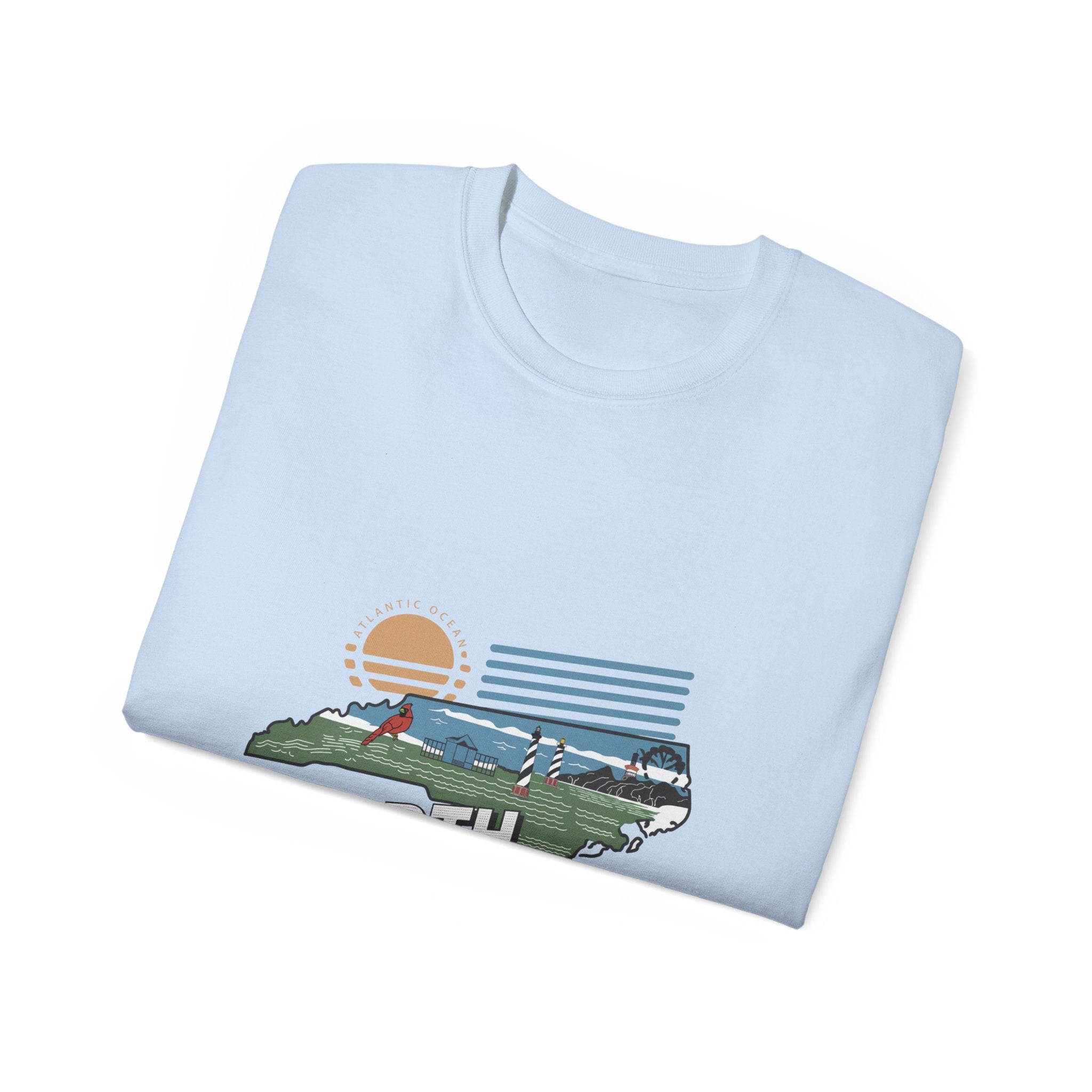 Retro  Iconic U.S. States : North Carolina t-shirt