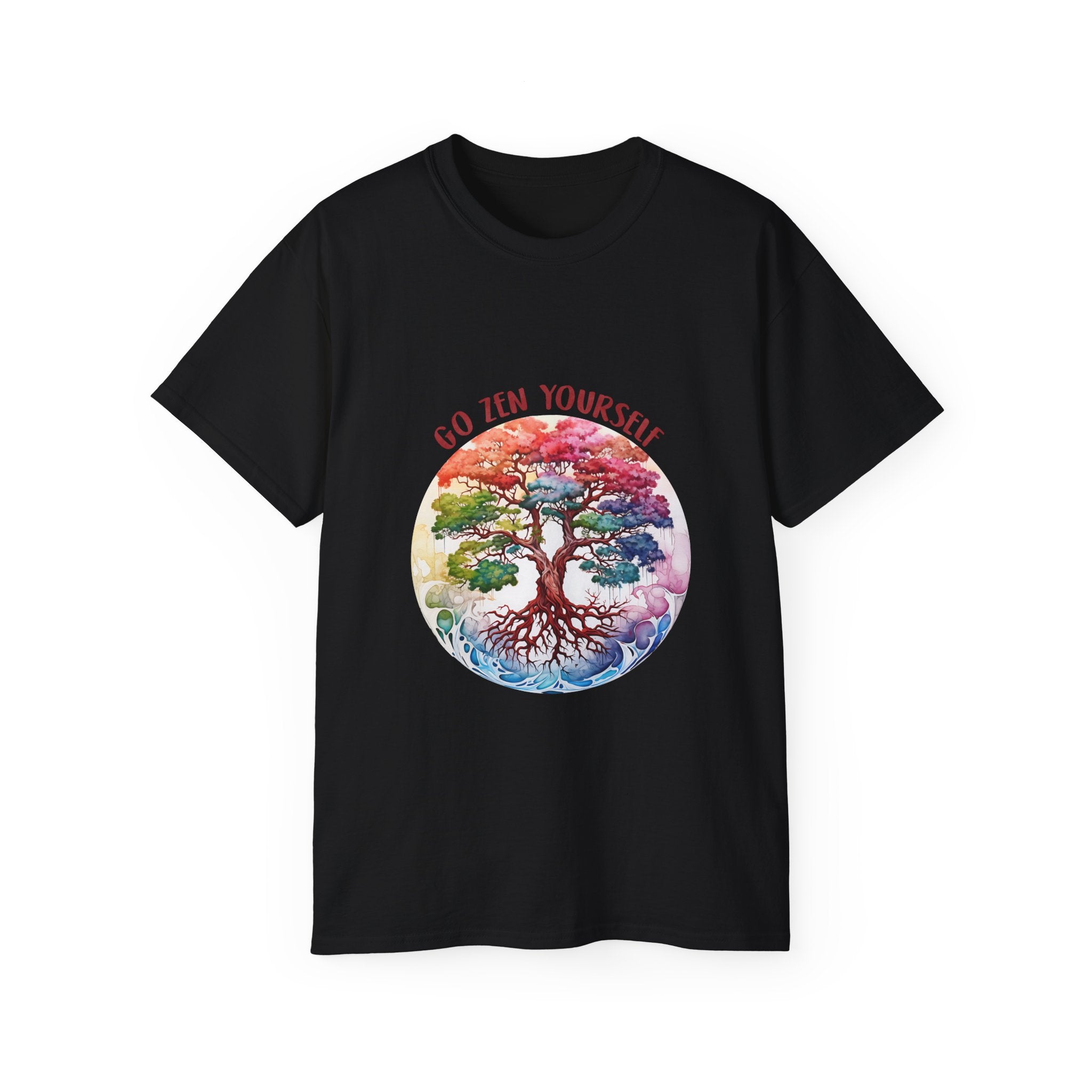 T-shirt yoga, t-shirt méditation, t-shirt Go Zen Yourself